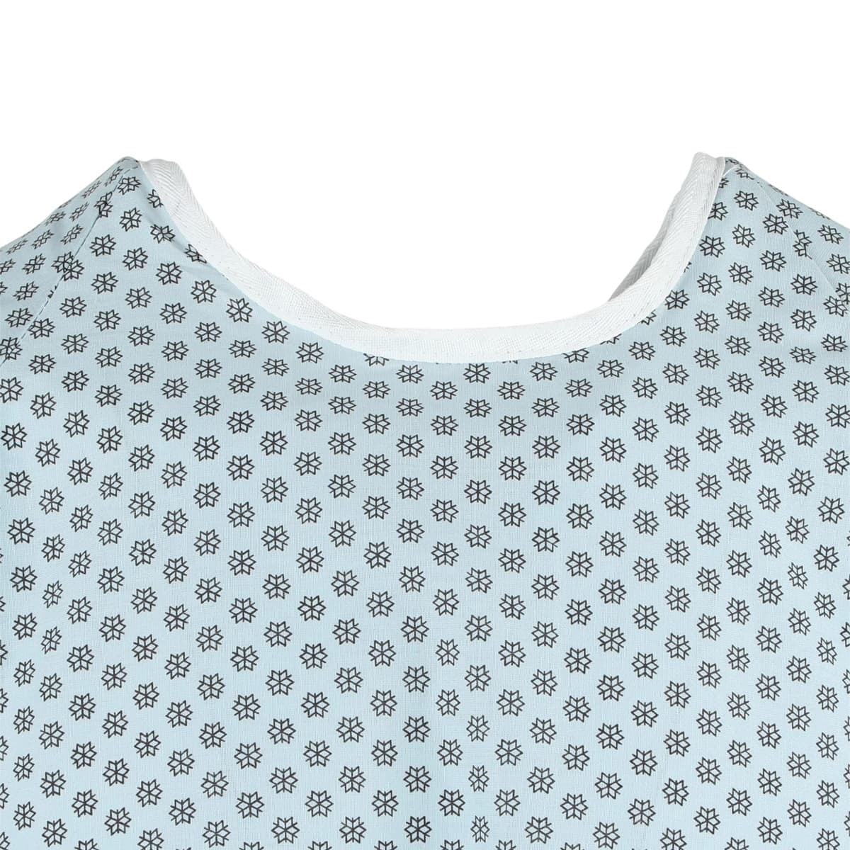 Fashion Seal Patient Gown, Adult Unisex, Large, Blue Star Print, Polyester/Cotton Sheeting, 42 in, Butterfly In-Sleeves, Each thumbnail 3