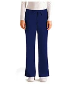 Grey's Anatomy Scrub Pant, 5-Pocket Tie-Front, Tall, Indigo, Women's, Large, 4232 - Scrub Pant 5 Pkt Tie-Fr Tall - Image 1