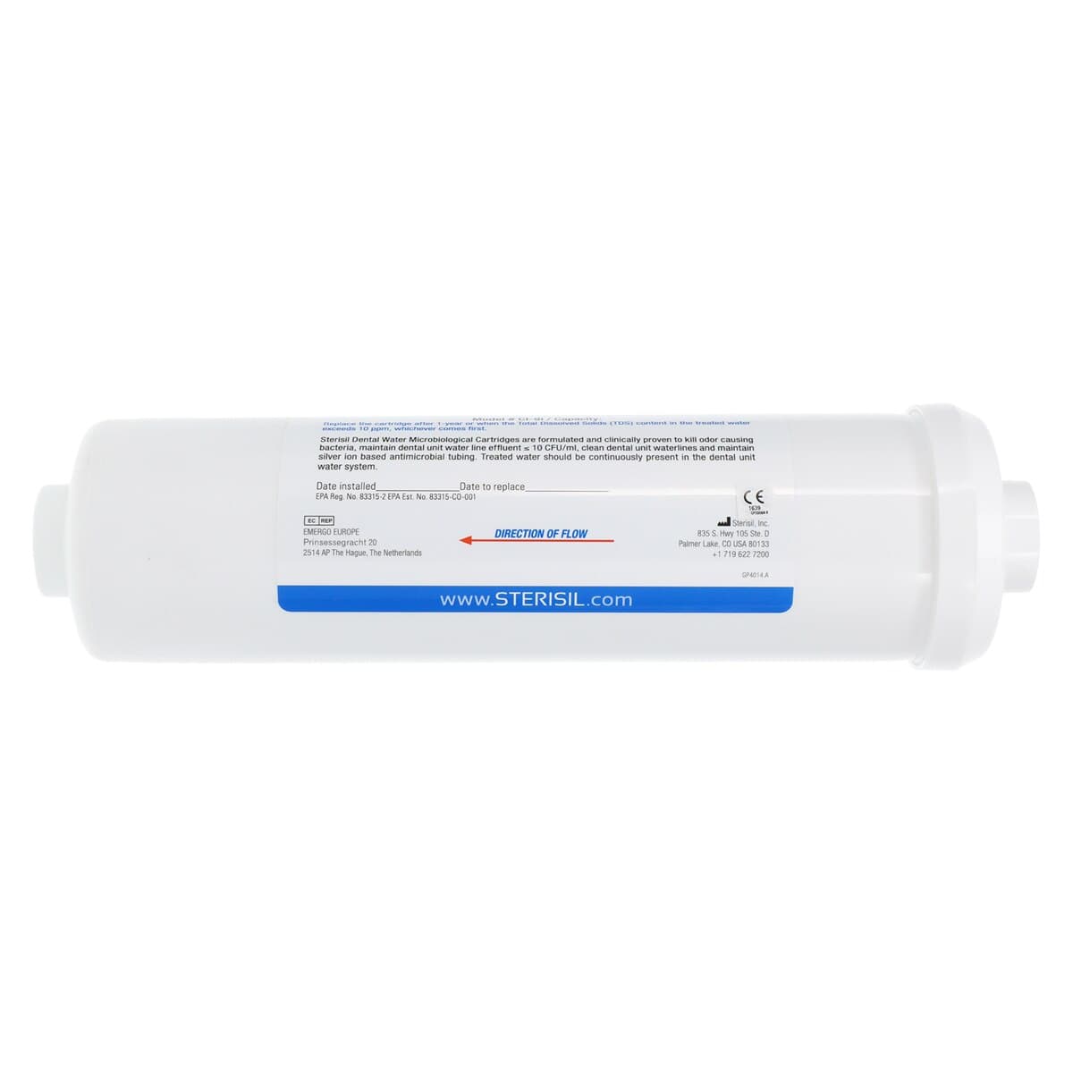Sterisil® Inline Cartridge CI-9i, 10-1/8" L x 2.5" D, Each thumbnail 3