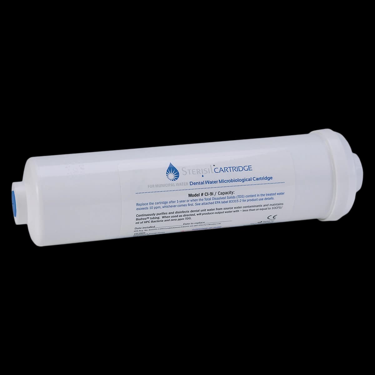 Sterisil® Inline Cartridge CI-9i, 10-1/8" L x 2.5" D, Each - Sterisil® Inline Cartridge CI-9i Each - Image 1