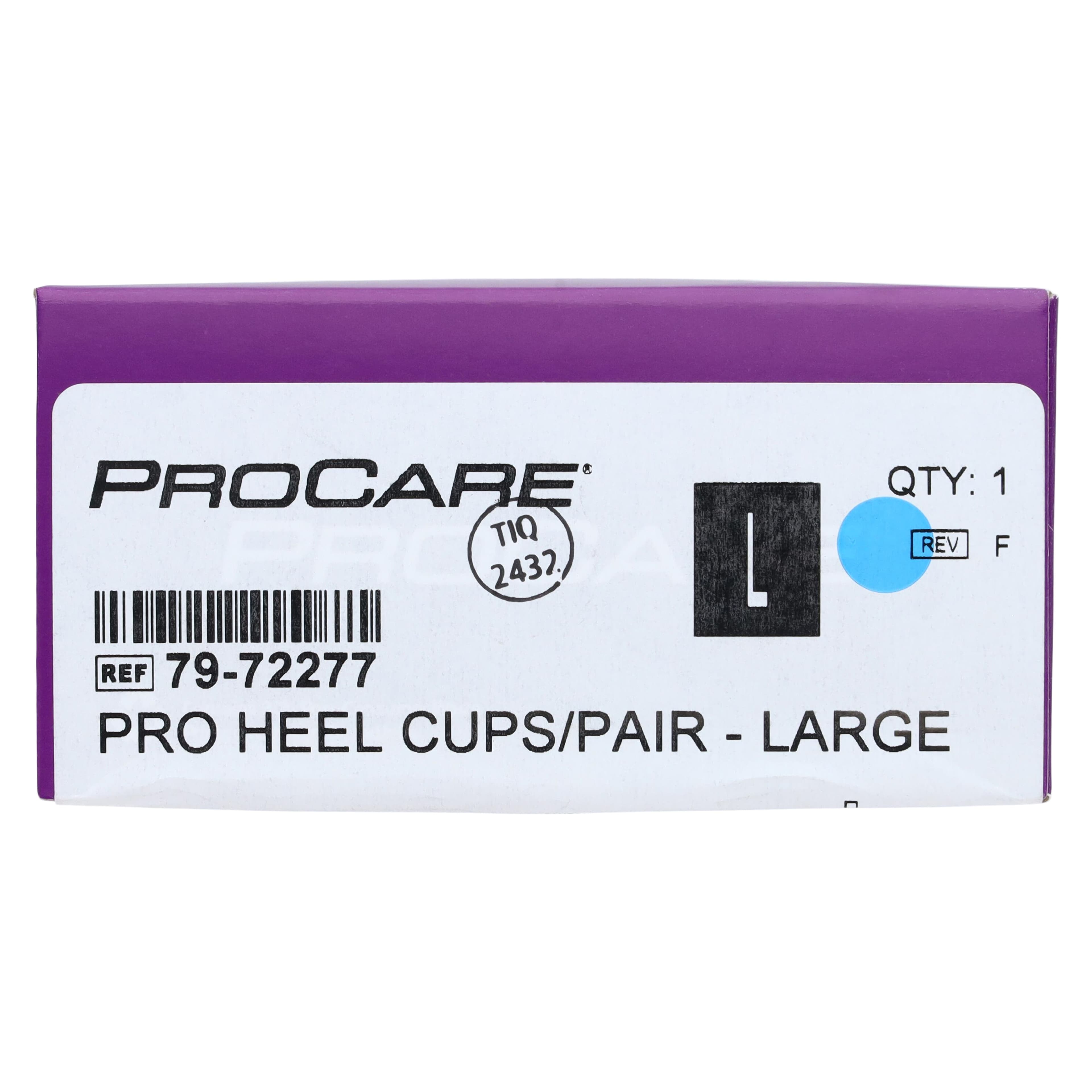 Procare Pro Cup Heel Cup, Rubber, Large thumbnail 5