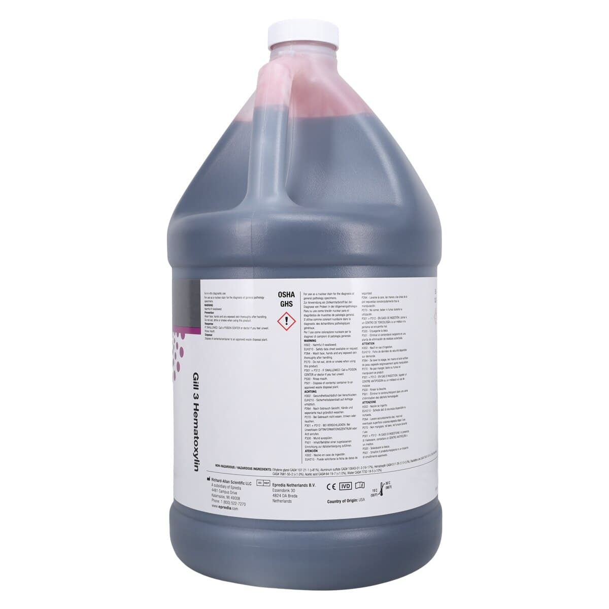 Richard-Allan Scientific Gill's Hematoxylin 3 Stain, 1 Gallon thumbnail 2
