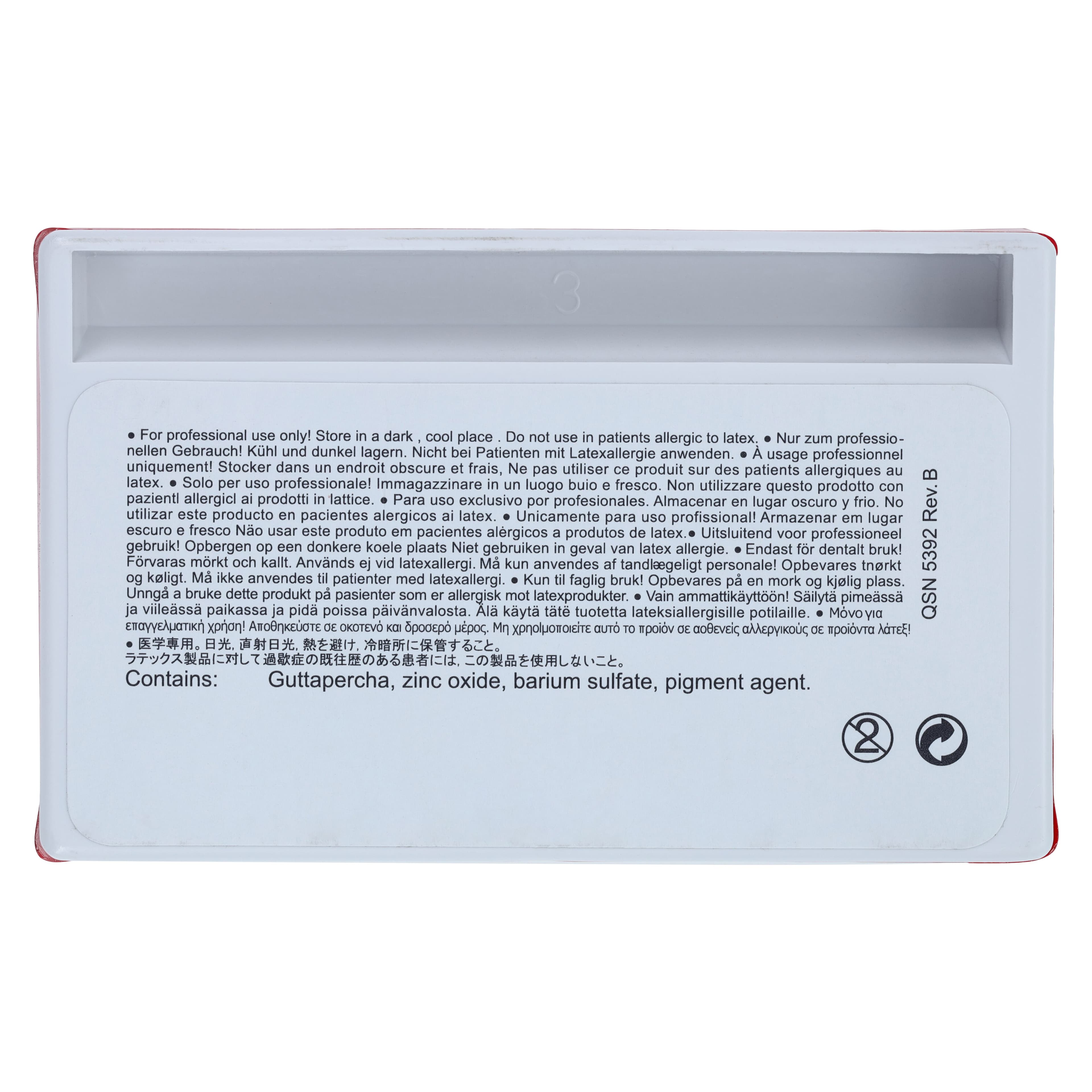 Roydent Dental Gutta Percha Points, Color Coded, .06 Taper, Size 25, 28mm, ISO 120/Box thumbnail 2