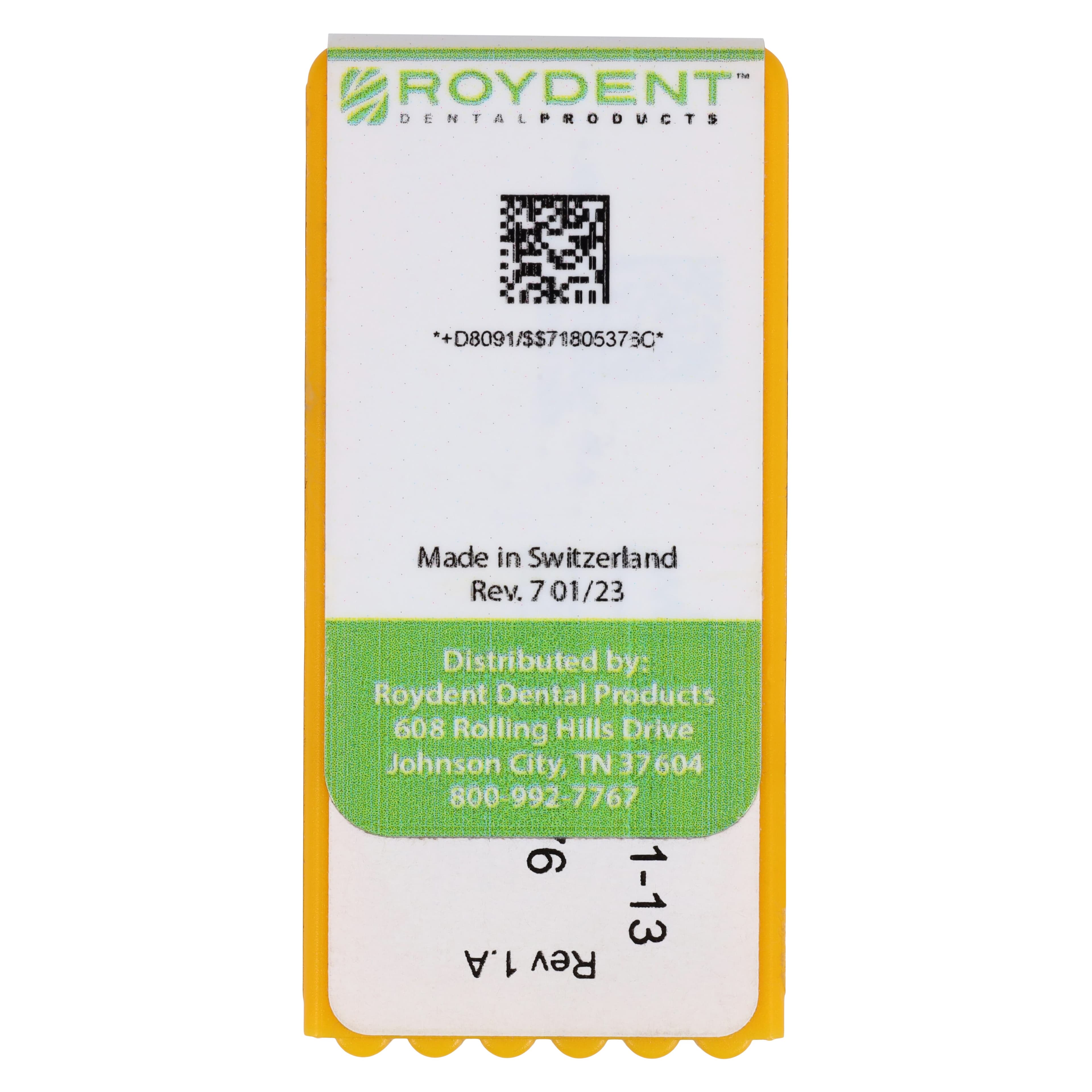 Roydent Dental Peeso Reamer Drills, Stainless Steel, Sizes 1-6, 32mm, 6/Pk thumbnail 2