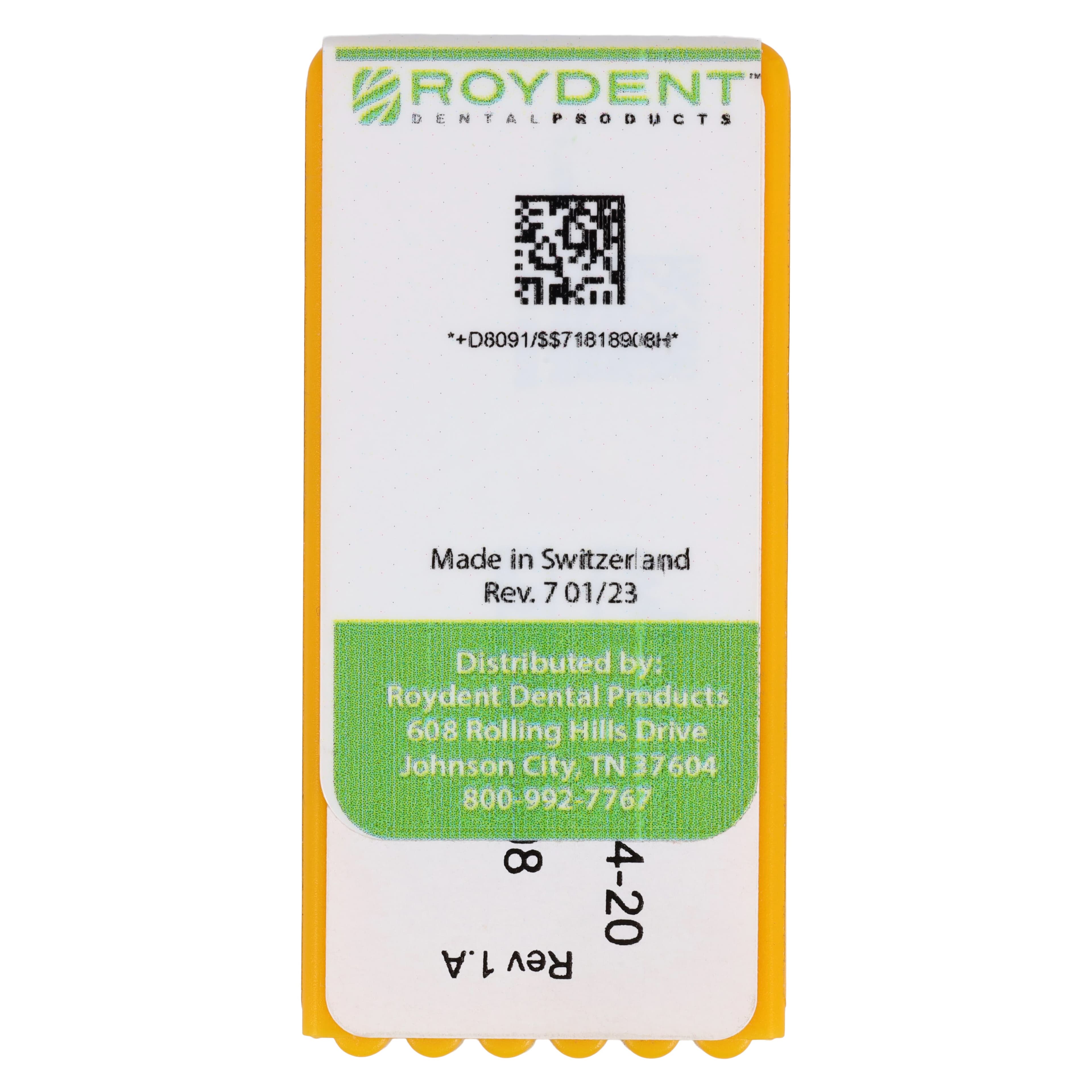 Roydent Peeso Reamer, Size #3, 32 mm, Stainless Steel, 6/Pkg, 9993 thumbnail 2