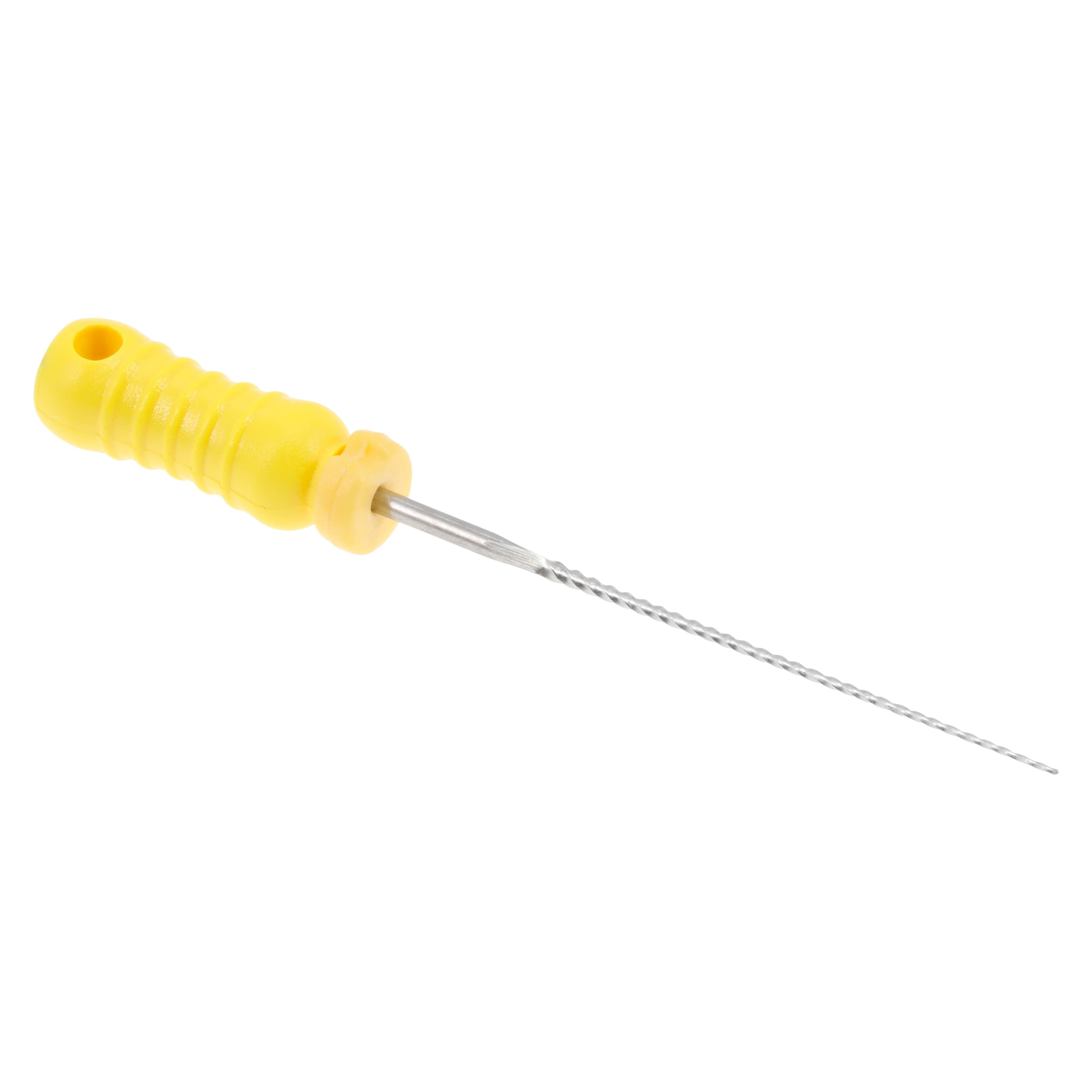 Roydent K-Type Files #20 (Yellow), 25mm, Stainless Steel, Pack of 6, 06325020R thumbnail 3