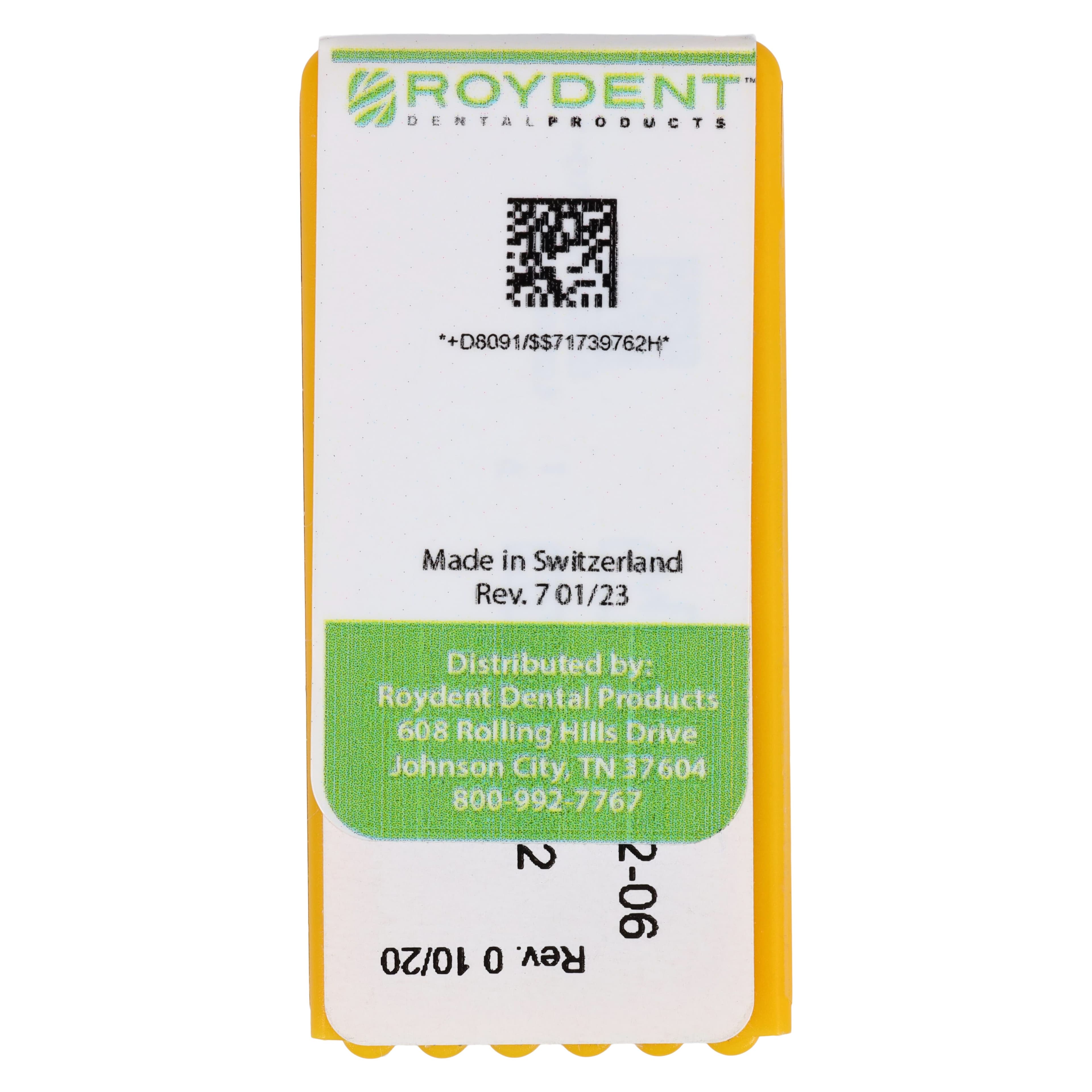 Roydent Dental Peeso Reamer Drills, Size #2, 32mm, Stainless Steel, 6/Pack thumbnail 2