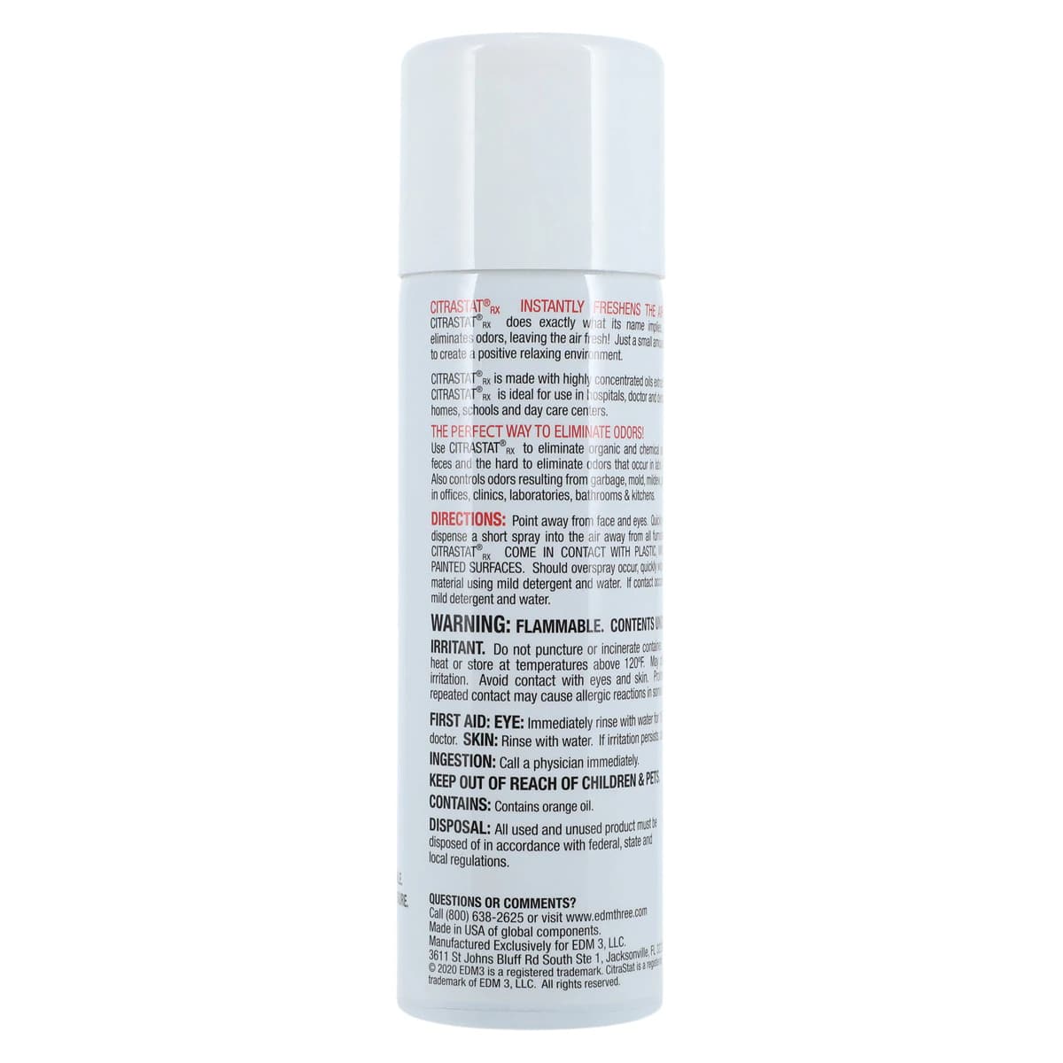 CitraStat Rx Deodorizer Non-Aerosol, 6.25 oz, Orange thumbnail 2