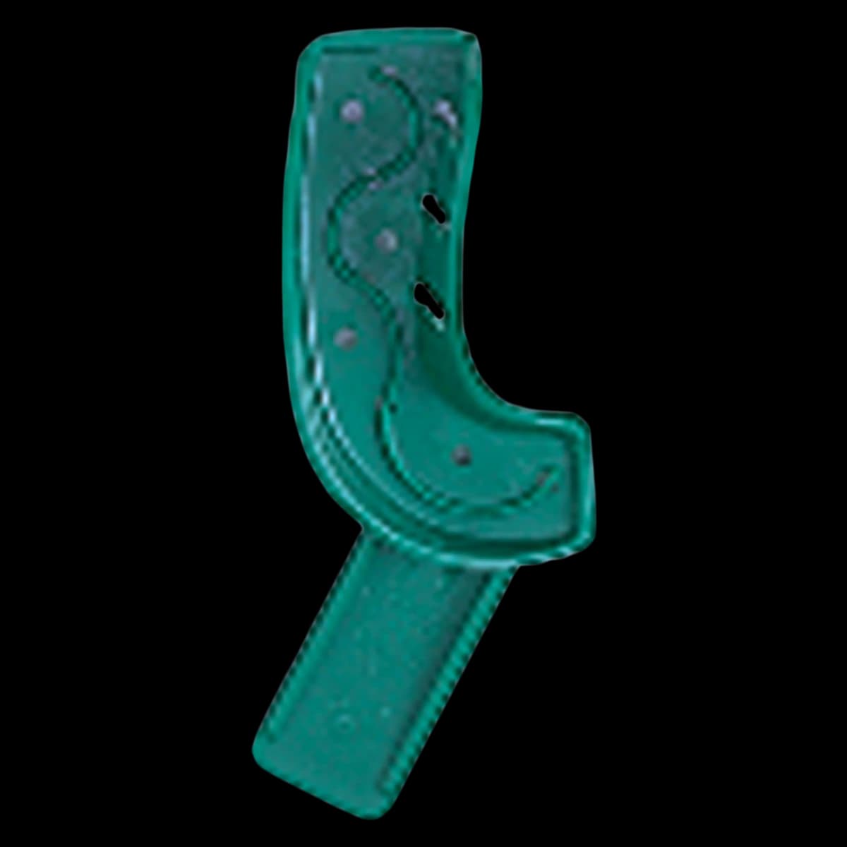 COE Spacer Disposable Perforated Impression Trays, #31D, Upper Right/Lower Left, Green, 12/Pk, 253112 - Coe Disposable Perforated Spacer Trays, # 31D, Partial Upper Right/Lower Left, 12/Pk, 253112 - Image 1