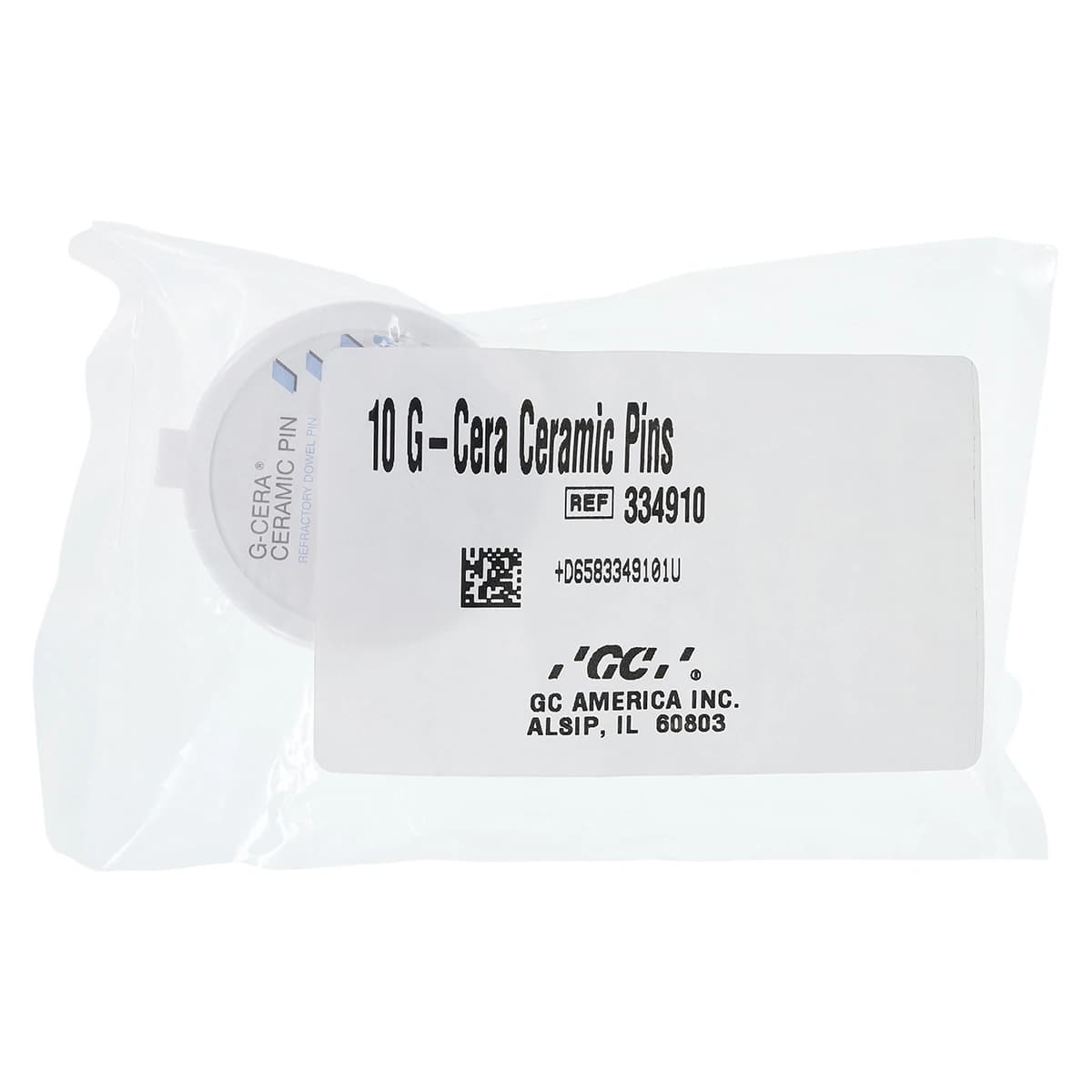 GC America G-Cera Ceramic Refractory Dowel Pins, Box of 10 - GC America - G-CERA CERAMIC PIN - Image 1