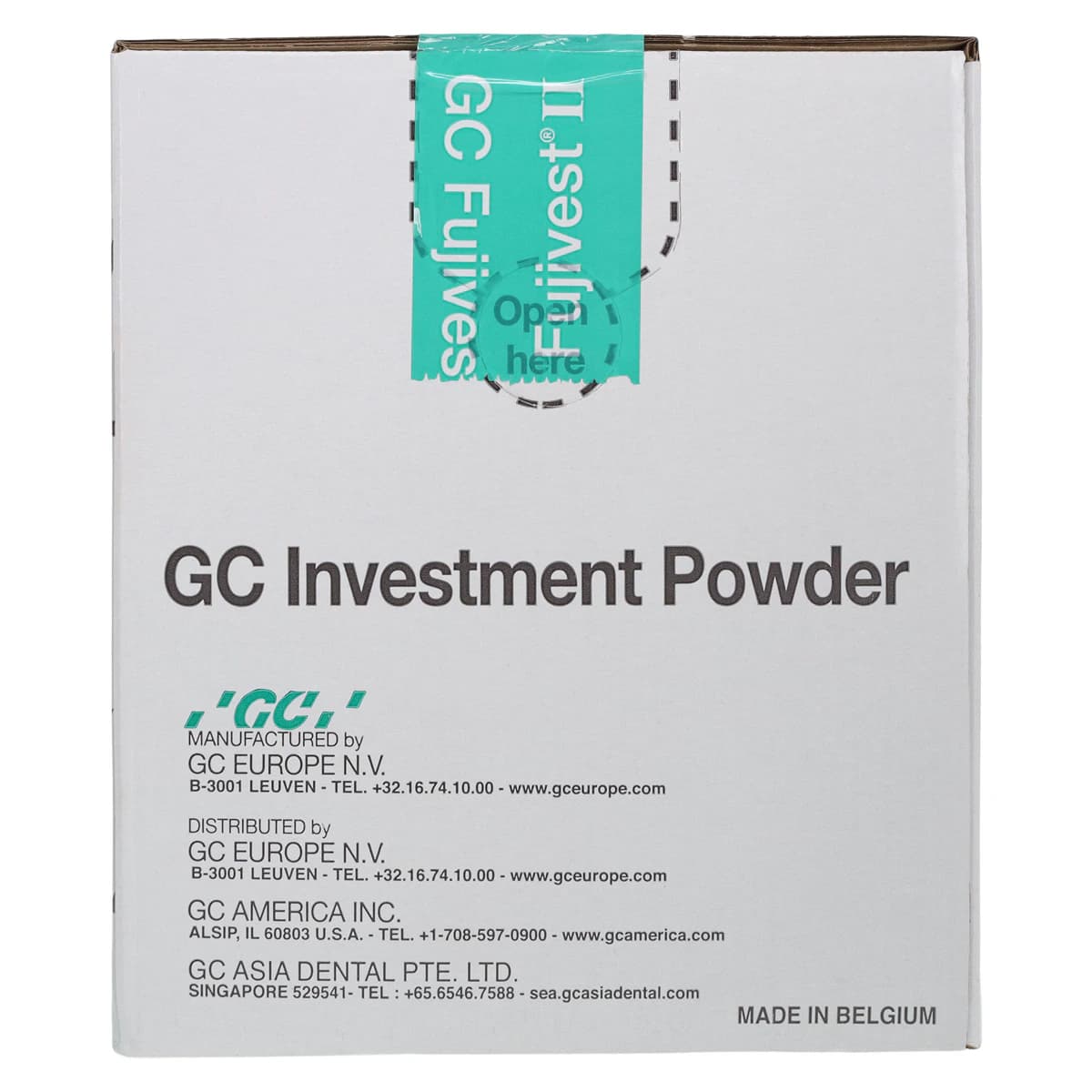 GC America Fujivest II Phosphate-Bonded Investment Powder, 60g Pouches, 100/Pk (800016) thumbnail 3