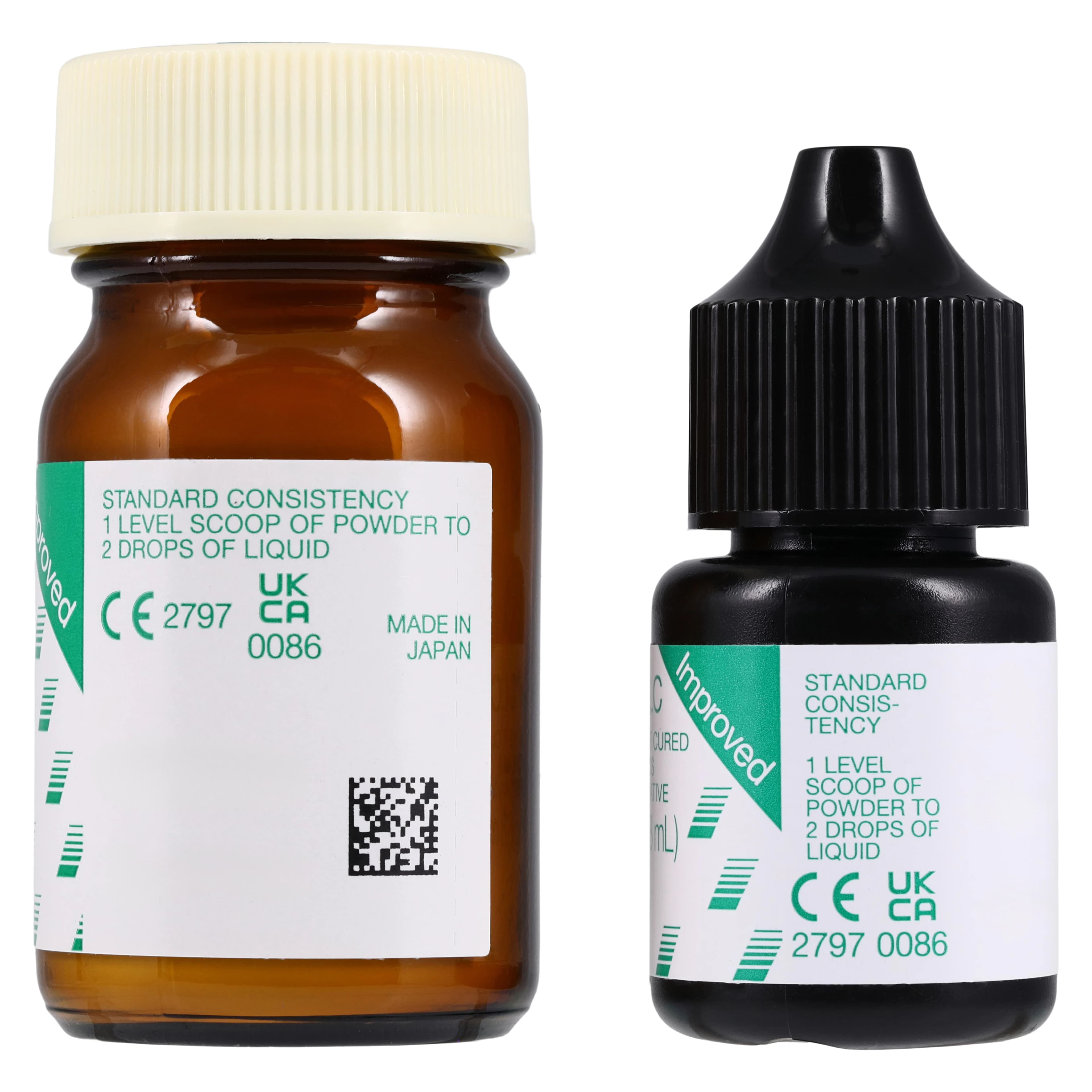 GC Fuji II LC Improved Light-Cure Resin-Reinforced Glass Ionomer Restorative, 1:1 Package, Shade A3, 15 g Powder / 6.8 ml Liquid, #000186 thumbnail 3
