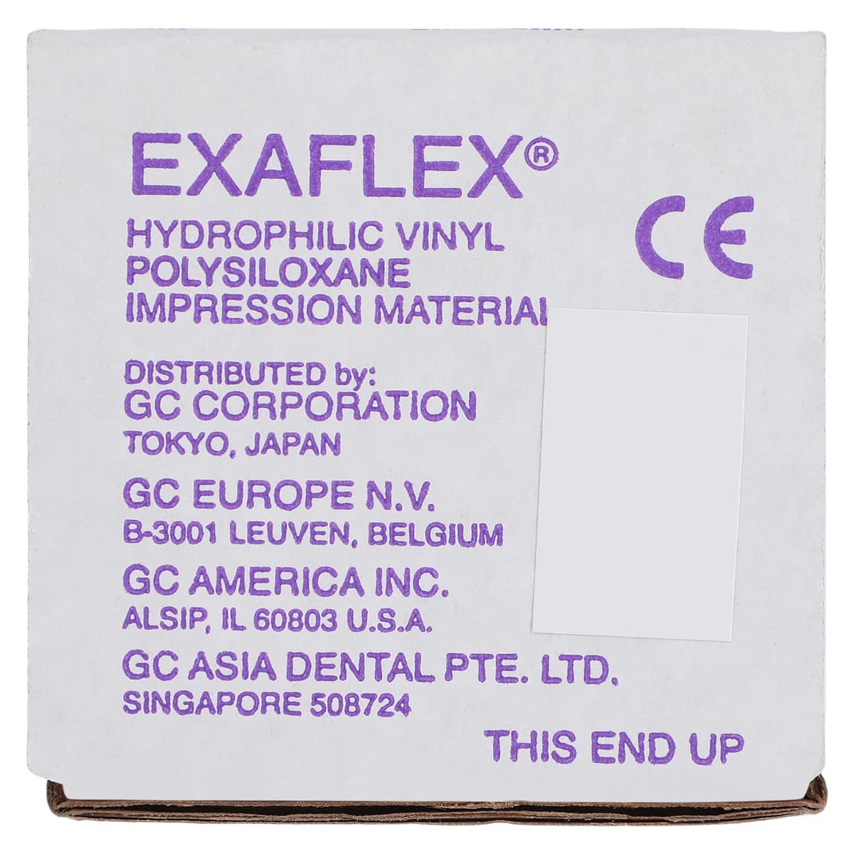 EXAFLEX® Vinyl Polysiloxane Impression Material, Monophase, No Frill Refill, 2 x 74 ml Tubes, 138420 thumbnail 5