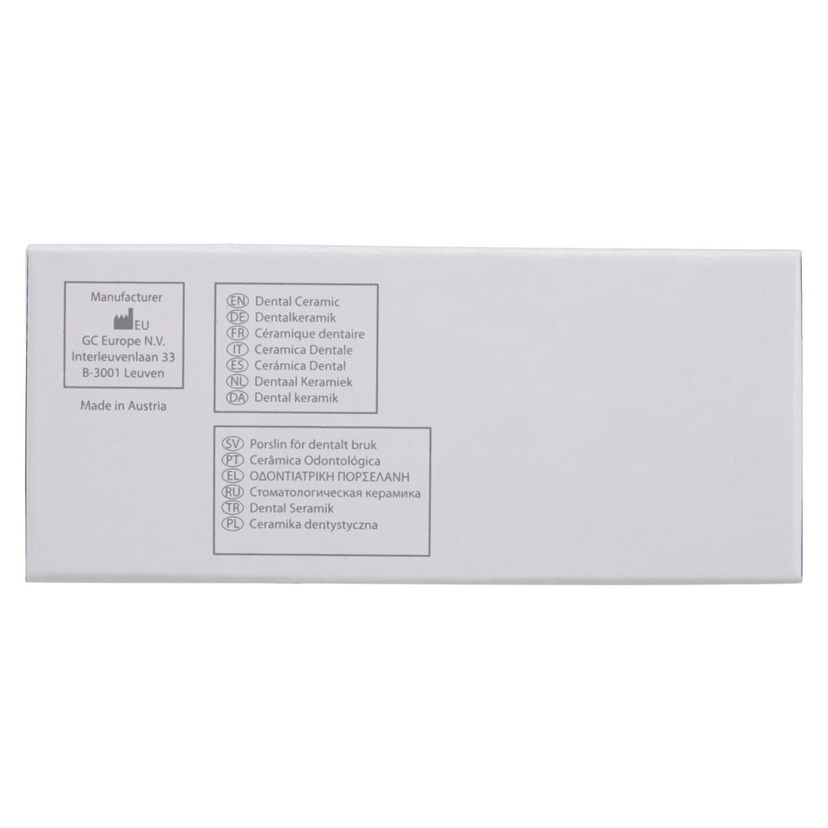 GC Initial Zr Dentin Porcelain Powder, Shade DA3, 50 g thumbnail 9