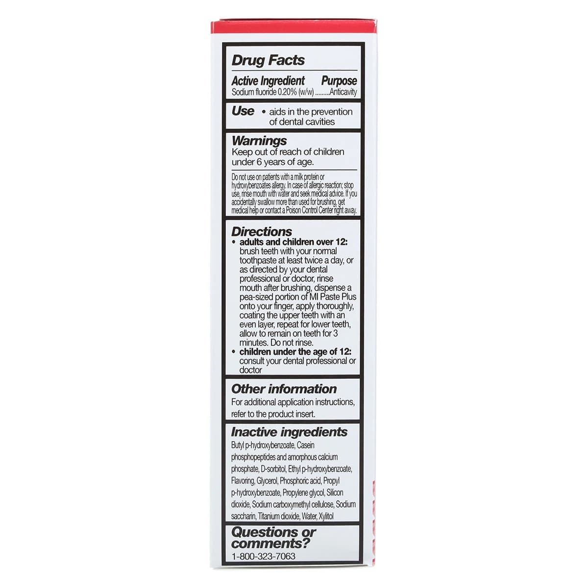 GC America MI Paste Plus Topical Tooth Crème with RECALDENT (CPP-ACP) and 900 ppm Fluoride, Assorted Flavors, 40 g Tubes, 10/Pk, 422614 thumbnail 5