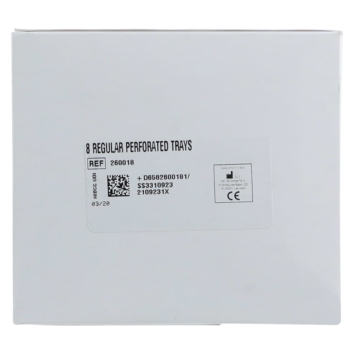 GC America COE Nickel-Plated Perforated Regular Impression Trays, Full Set of 8 (S1, S3, S4, S5, S7, S20, S21, S22), 260018 thumbnail 5