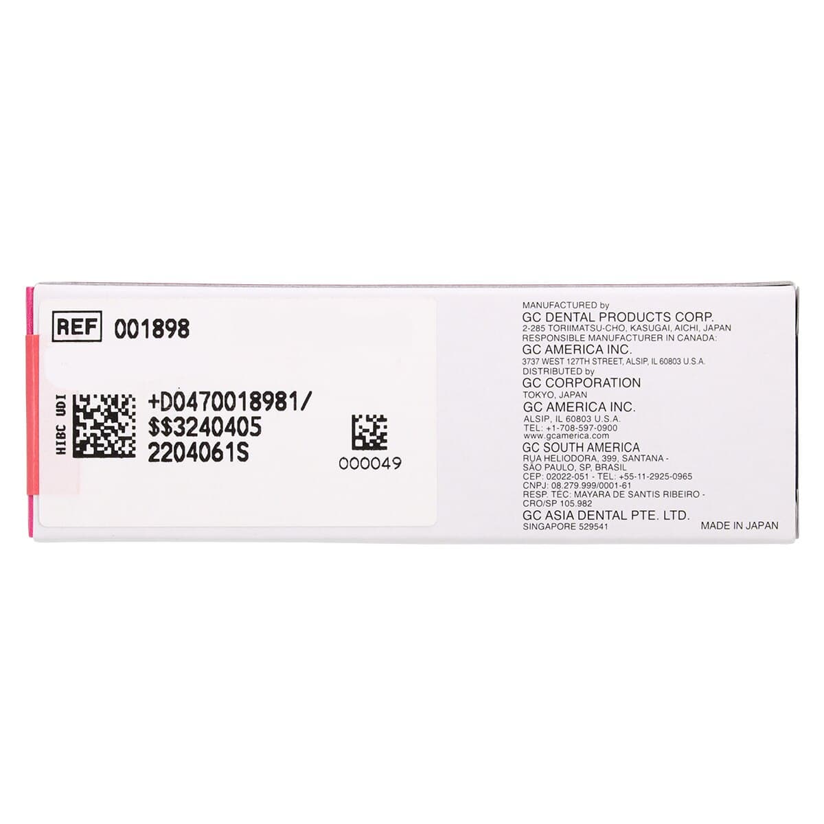 GC Gradia Gum Body Shade G244, Light-Cure Indirect Composite, 2.9 mL Syringe Refill thumbnail 5