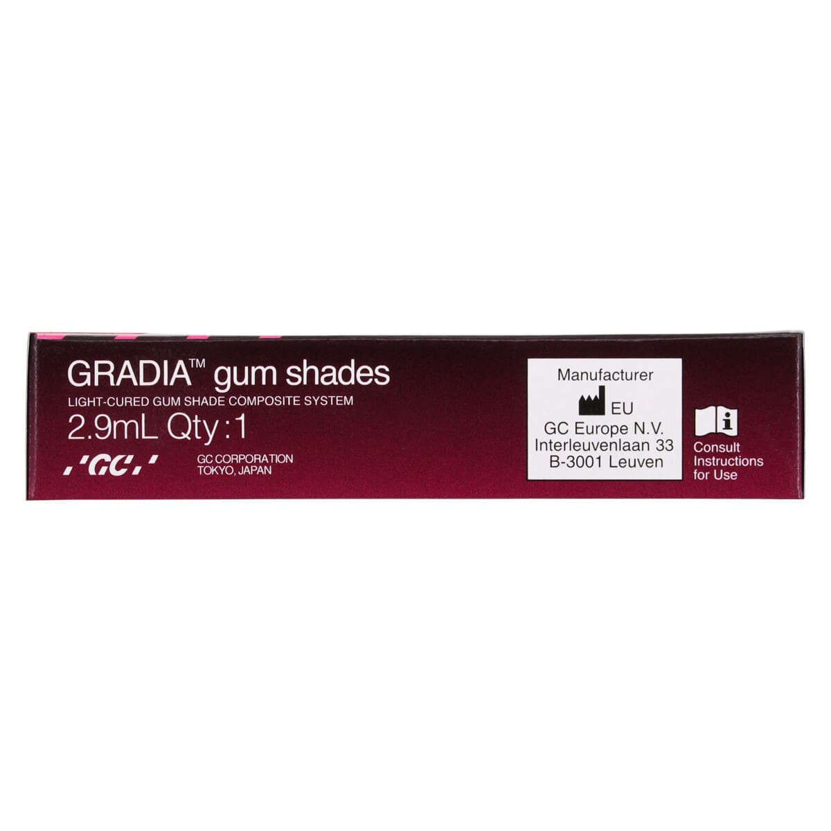 GC Gradia Gum Body Shade G244, Light-Cure Indirect Composite, 2.9 mL Syringe Refill thumbnail 4