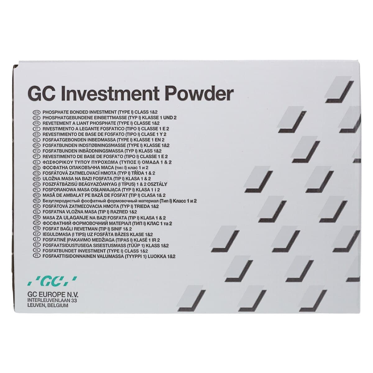 GC Fujivest Premium Phosphate-Bonded Casting Investment Powder, 90 g Pouches, 67/Pkg thumbnail 2