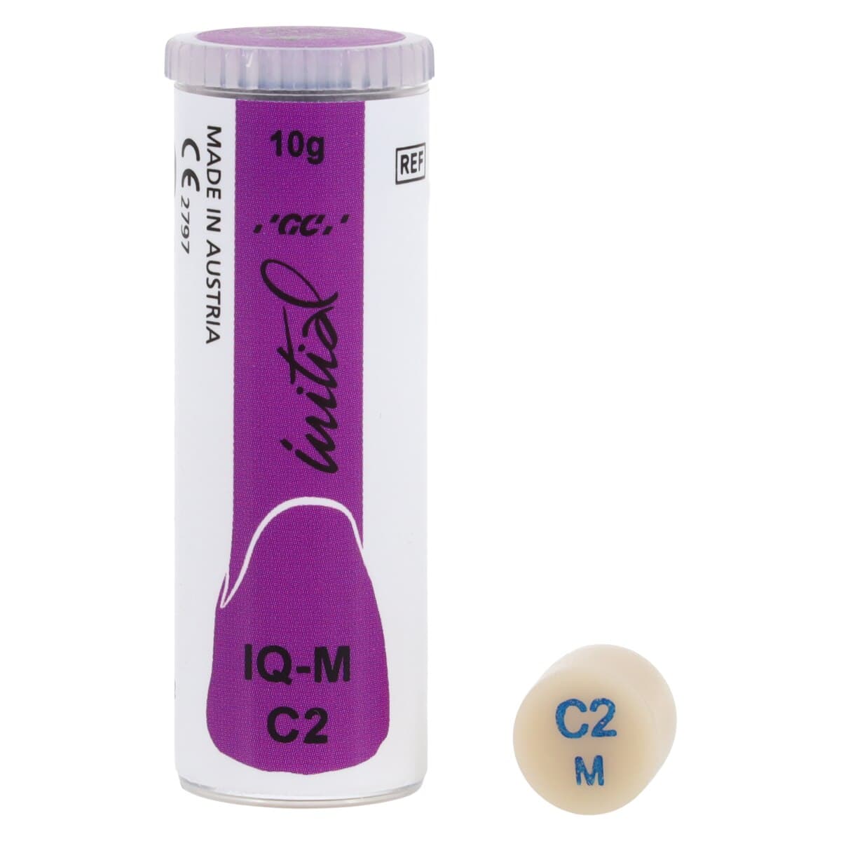 GC Initial IQ/Effect Ingot C2-M, 2g, Pack of 5, Press-over-Metal Ceramic thumbnail 2