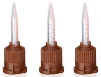GC America G-CEM LinkAce Automix Tips, Regular, Brown, 20/Pkg, 002902 - GC America - G-CEM Link Ace Automix Tips - Image 1