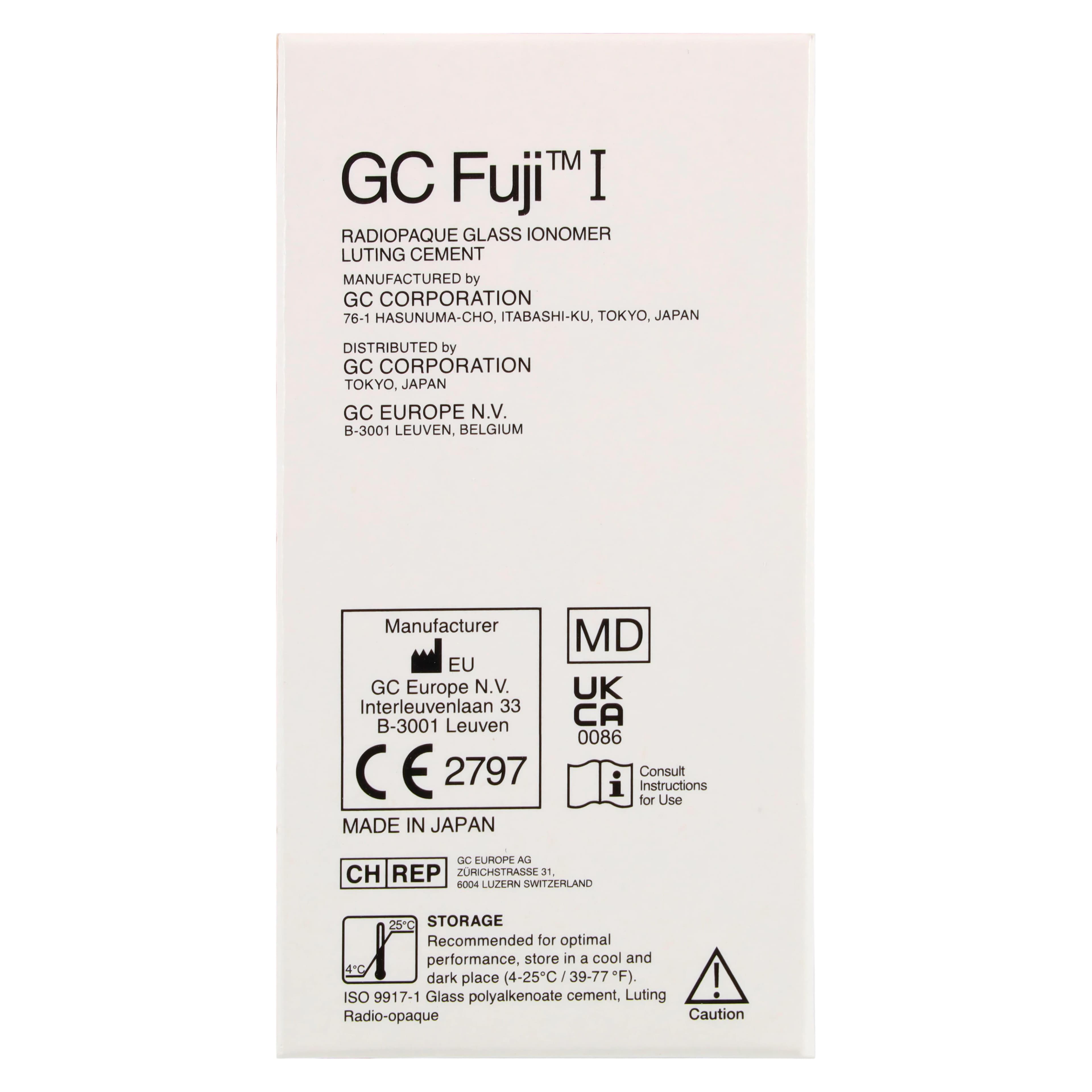 GC Fuji I Glass Ionomer Luting Cement Liquid Refill, 25 g (20 mL) Bottle, 901009 thumbnail 4