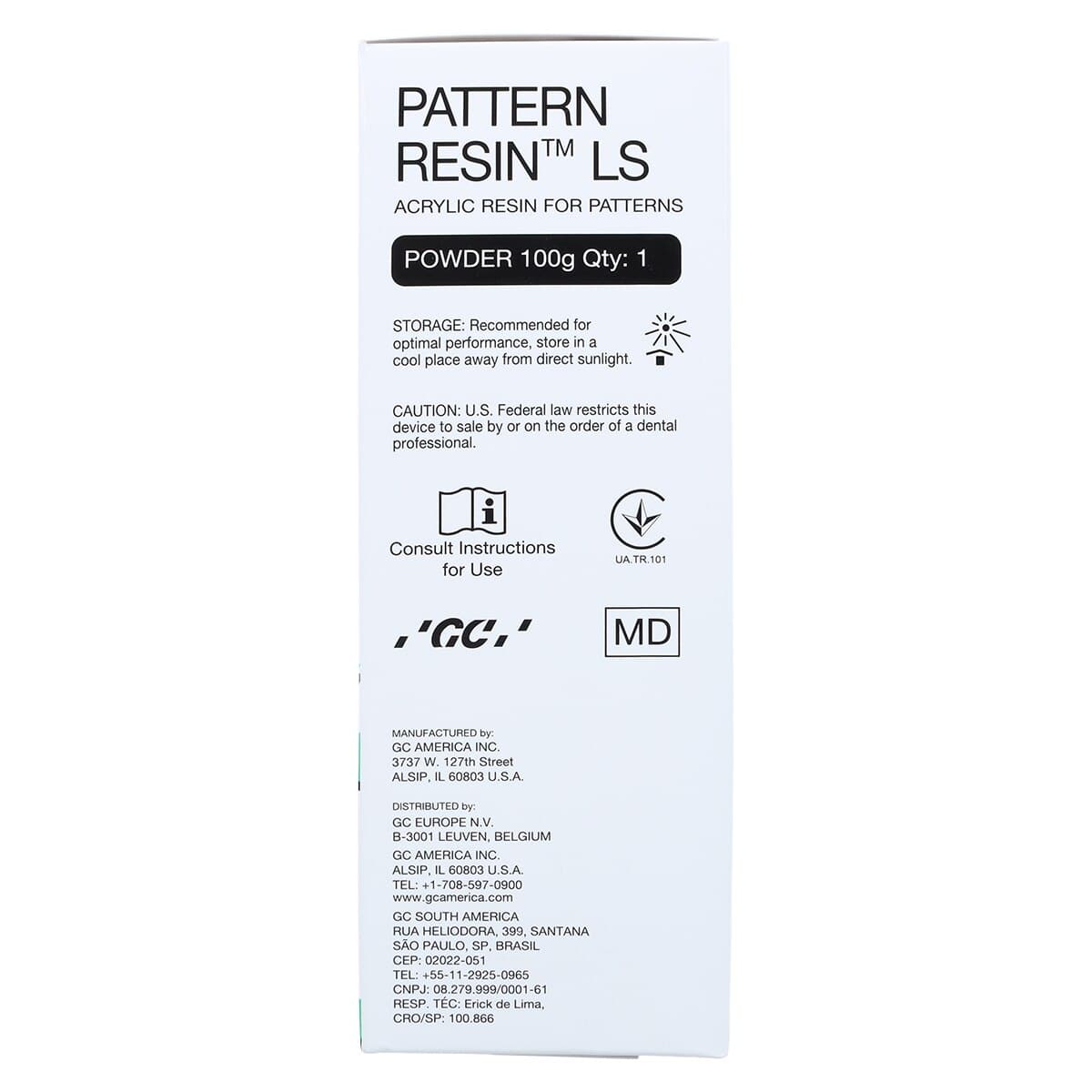 GC America Pattern Resin LS Self-Curing Acrylic Die Material, Powder Refill, 100 g, #335202 thumbnail 4