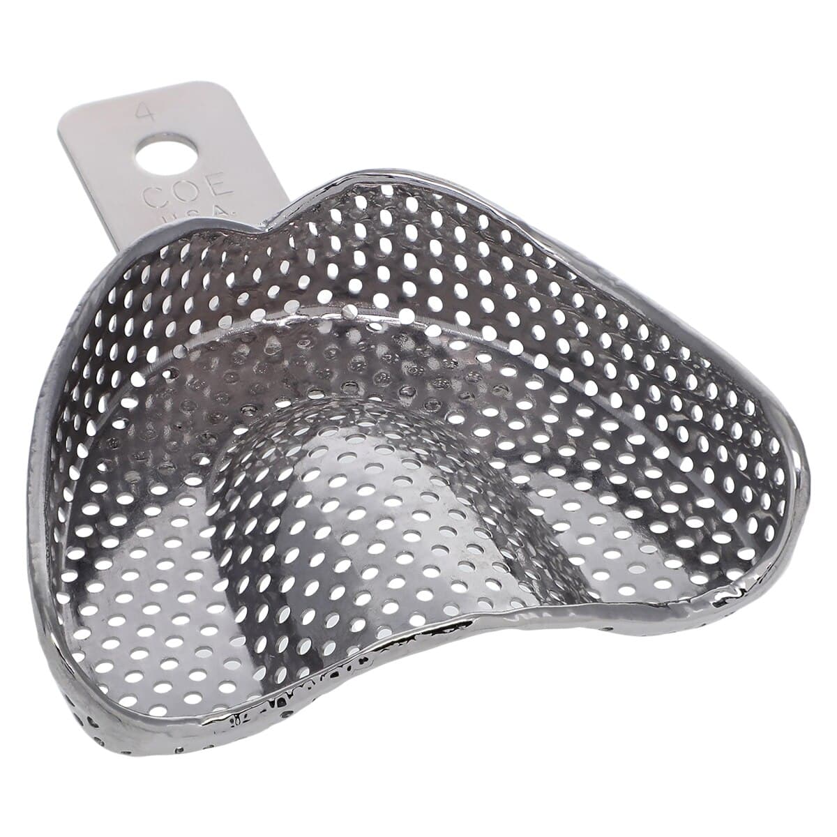 COE Nickel-Plated Perforated Impression Tray, #4 Medium Upper, 1/Pk, 260041 thumbnail 2