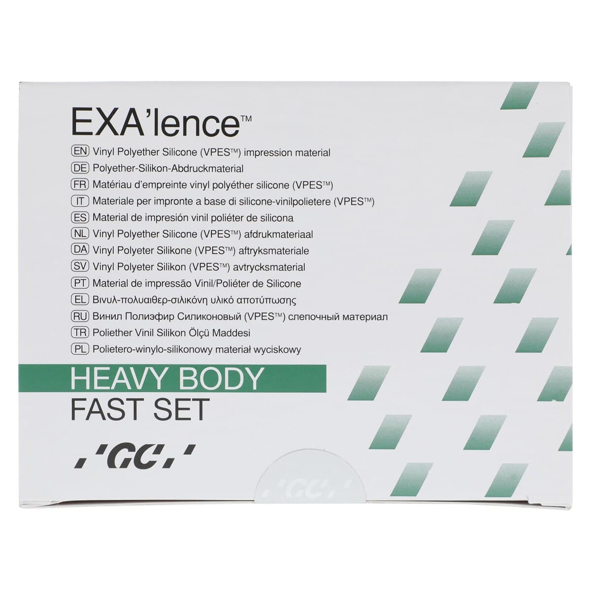GC America EXA'lence VPES Impression Material, Heavy Body, Fast Set, 48 ml Cartridges, Refill with Tips, 4/Pkg, 137014 thumbnail 2