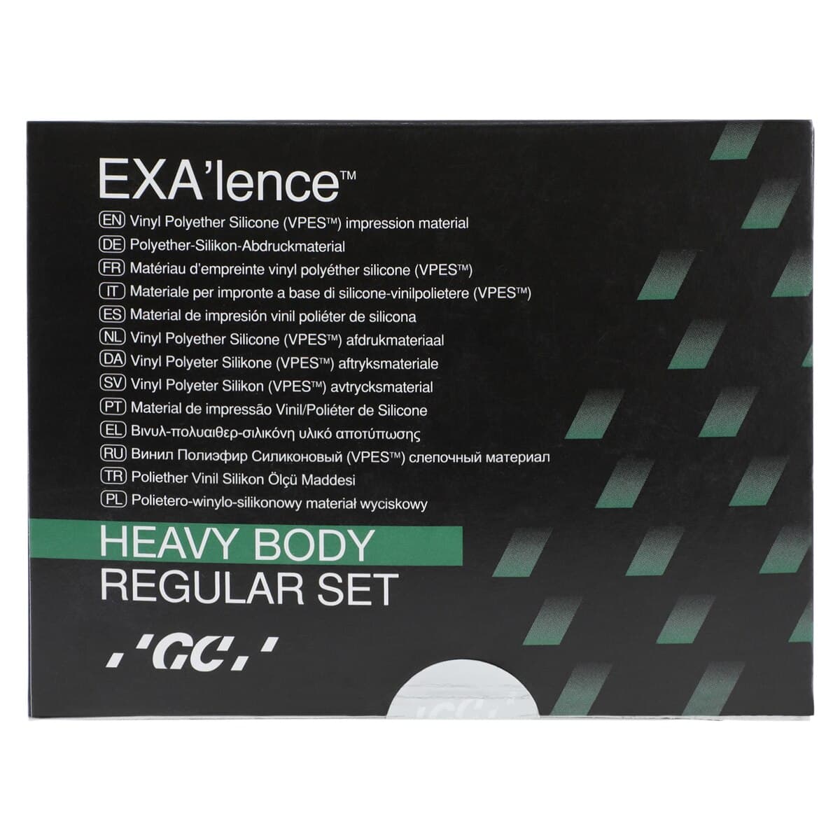 GC America EXA'lence VPES Impression Material Refill, Heavy Body, Regular Set, 48 mL Cartridges, 4/Pkg with 12 Mixing Tips, 137004 thumbnail 2