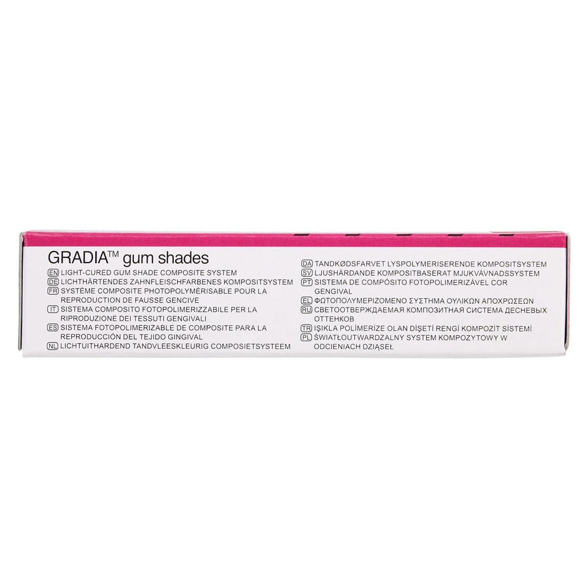 Gradia Gum Opaque Light-Cure Gingival Composite, Shade G21, 2.9 mL Syringe Refill, 001895 thumbnail 8