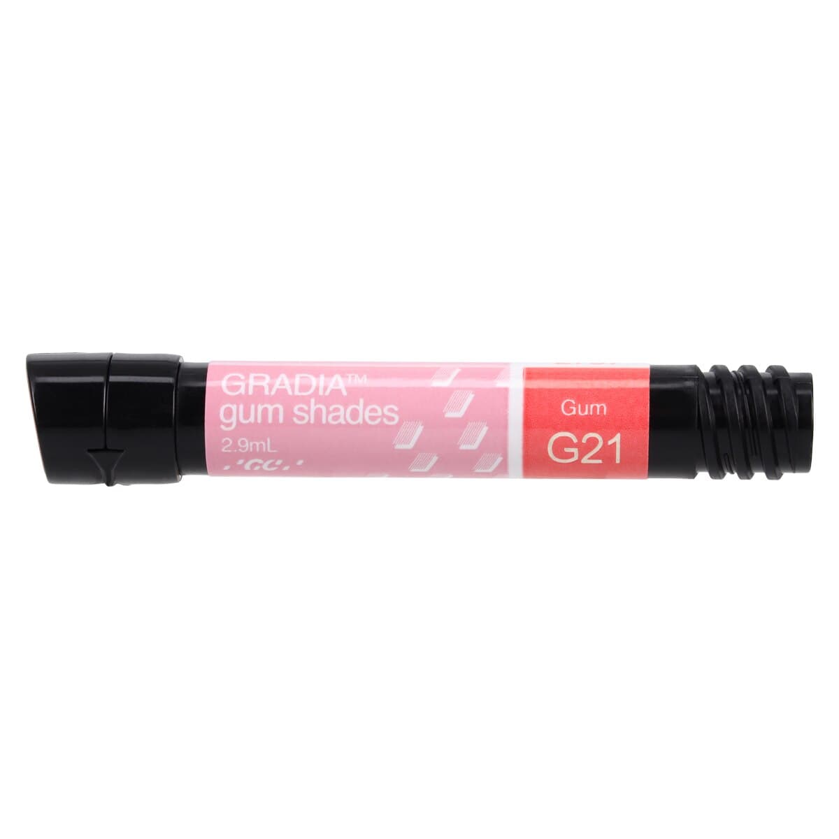 Gradia Gum Opaque Light-Cure Gingival Composite, Shade G21, 2.9 mL Syringe Refill, 001895 thumbnail 2