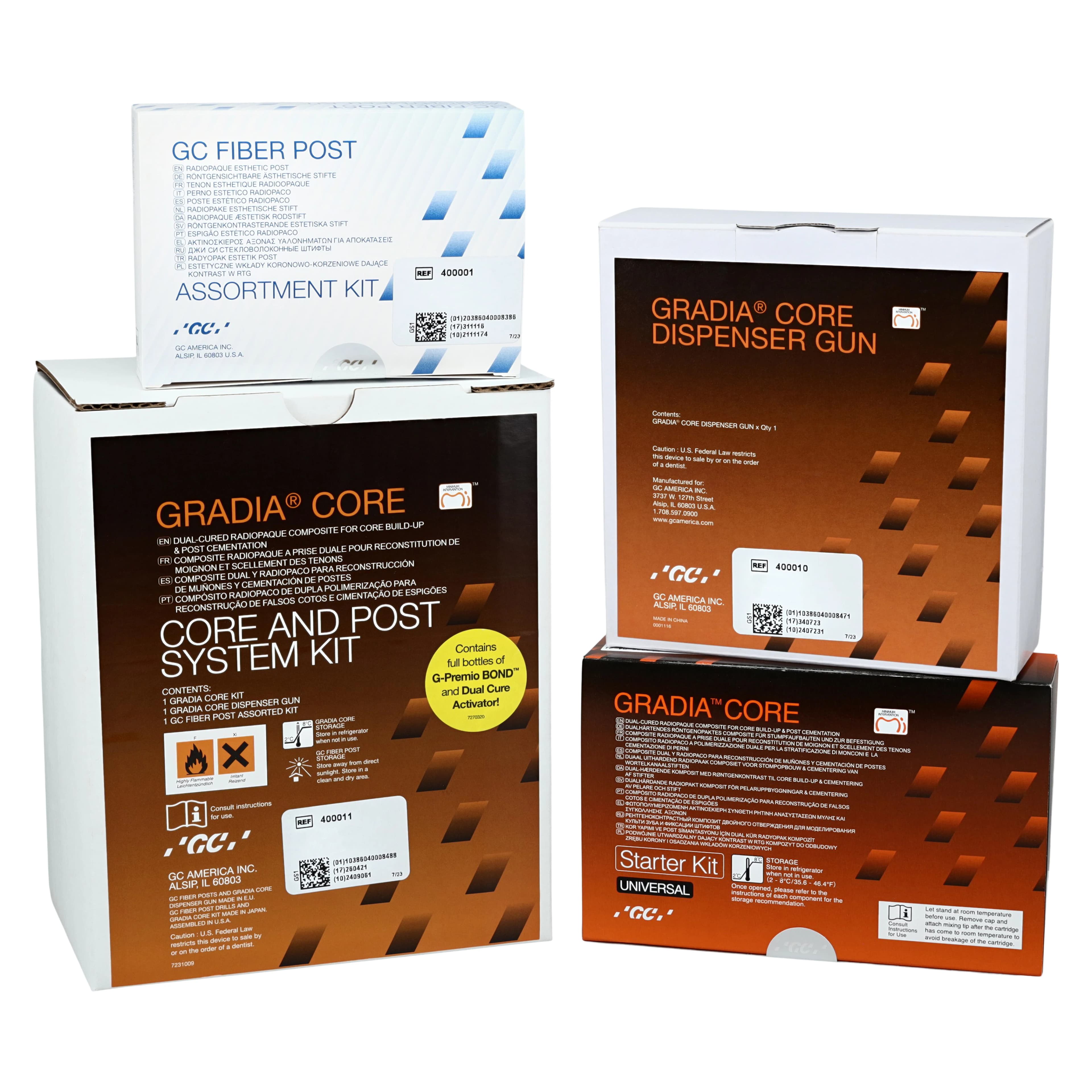 GC America Gradia Core & Fiber Post System Kit, 400011 (Exp Nov 2026) thumbnail 2