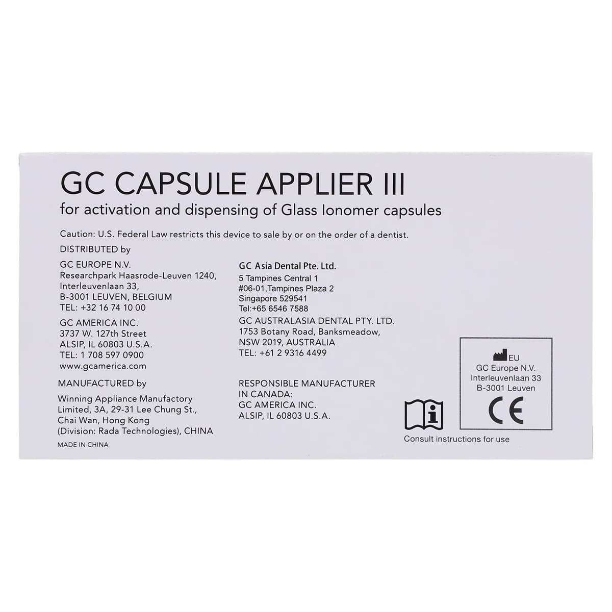 GC America Fuji Capsule Applier III, 437555 thumbnail 4