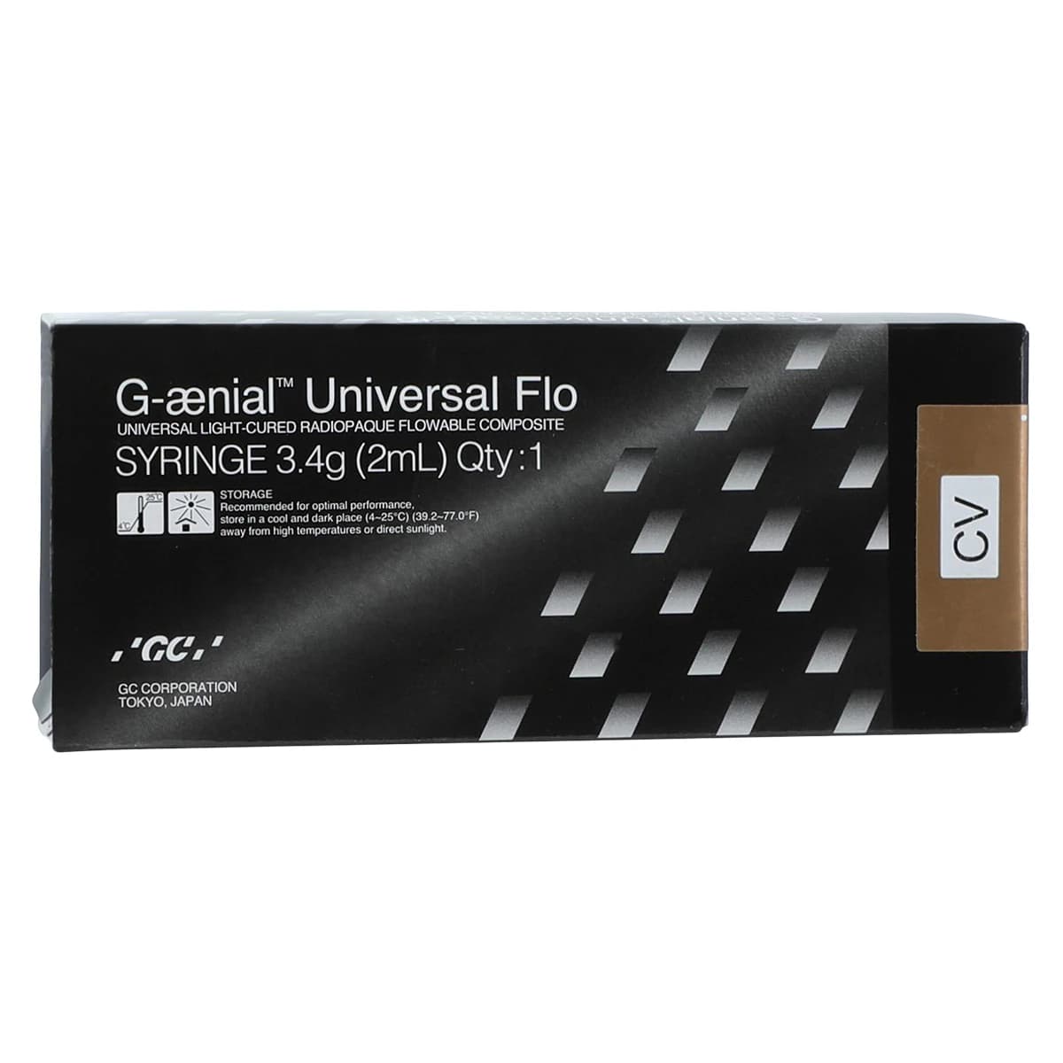 G-aenial Universal Flo Syringe Refill, Shade CV, 3.4 g, 1 Syringe with 20 Tips - G-ænial™ Universal Flo Syringe - 3.4 g Shade CV Each - Image 1