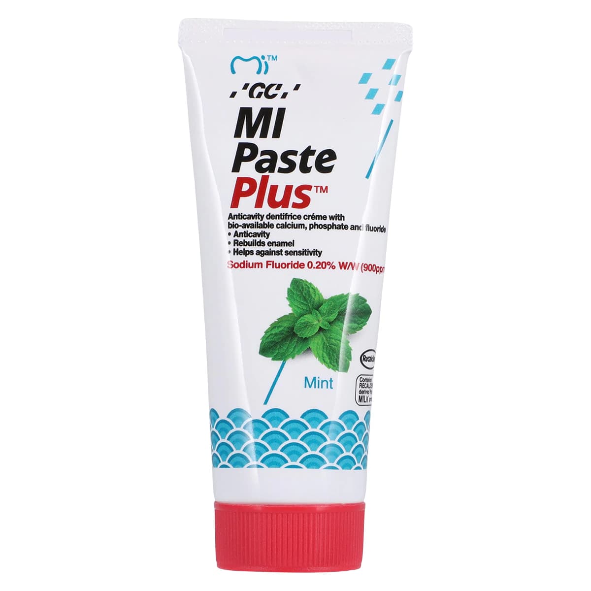 GC America MI Paste Plus Mint Topical Tooth Crème with RECALDENT and Fluoride, 40 g Tubes, 10/Box, 422621 thumbnail 3