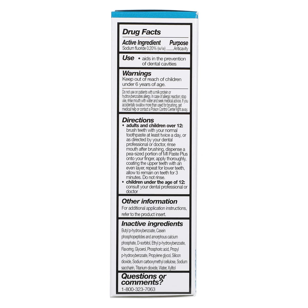 GC America MI Paste Plus Mint Topical Tooth Crème with RECALDENT and Fluoride, 40 g Tubes, 10/Box, 422621 thumbnail 5