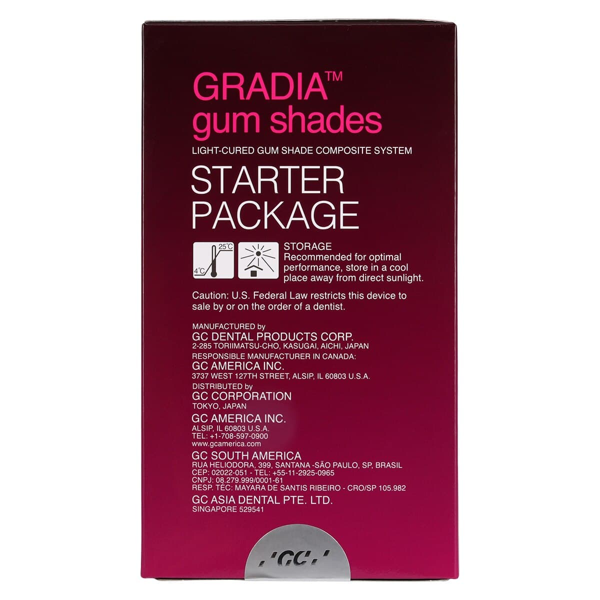 GC America Gradia Gum Shades Starter Kit, Gingival Composite System, 7 Syringes, 001889 thumbnail 4
