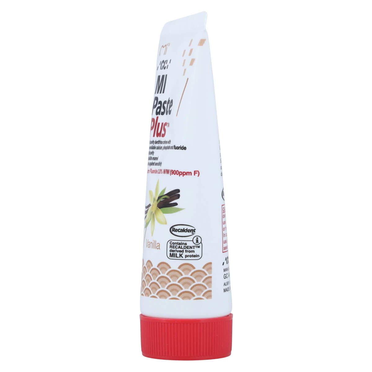 GC America MI Paste Plus Topical Tooth Cream with Fluoride, Vanilla, 40 g Tubes, 10/Box, 422888 thumbnail 4