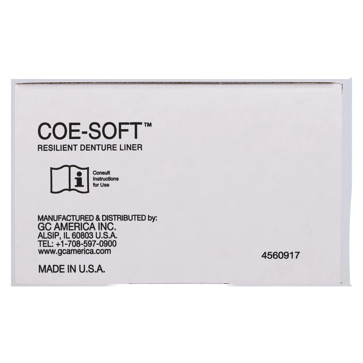 Coe-Soft Resilient Denture Liner Professional Package, Self-Cure, 5.5 oz Powder & 5.5 oz Liquid, 1/Pk, 344011 thumbnail 11