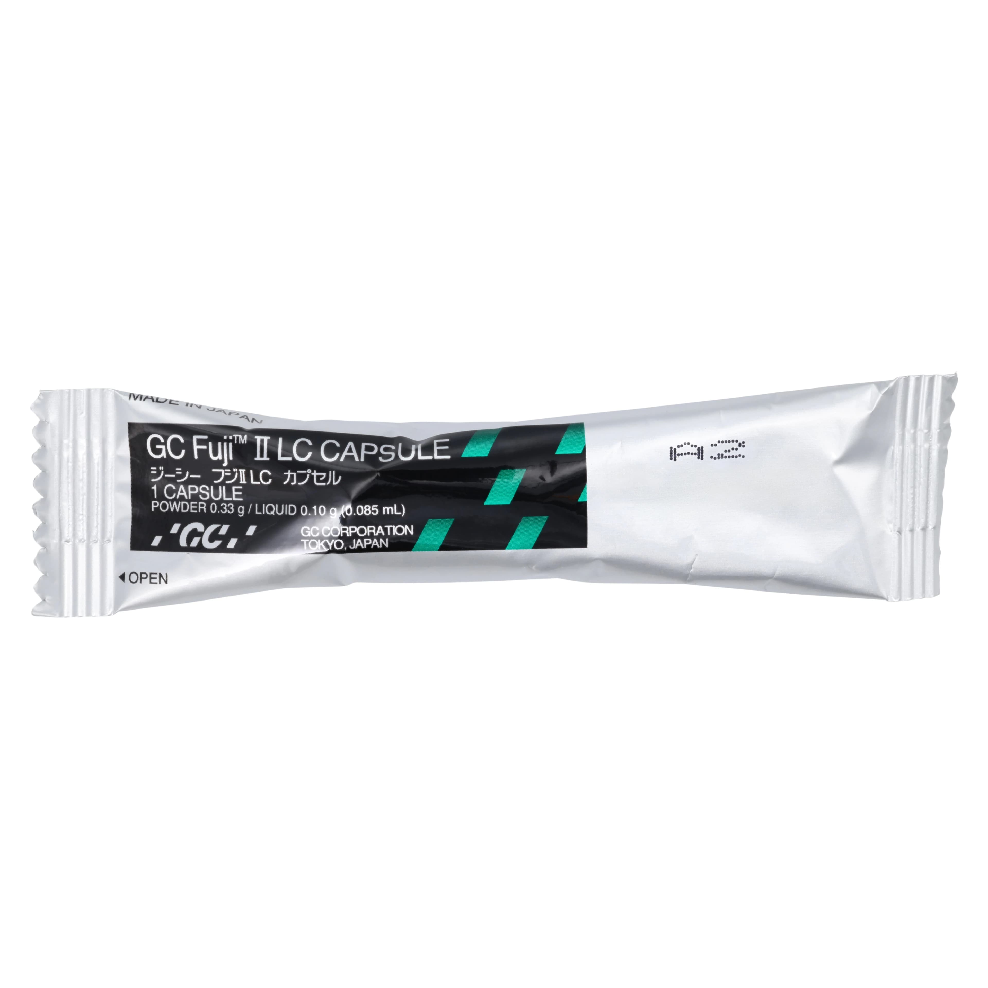 GC Fuji II LC Light-Cured Resin-Reinforced Glass Ionomer Restorative Capsules, Shade A2, 0.1 mL, 48/Box, 425002 thumbnail 4