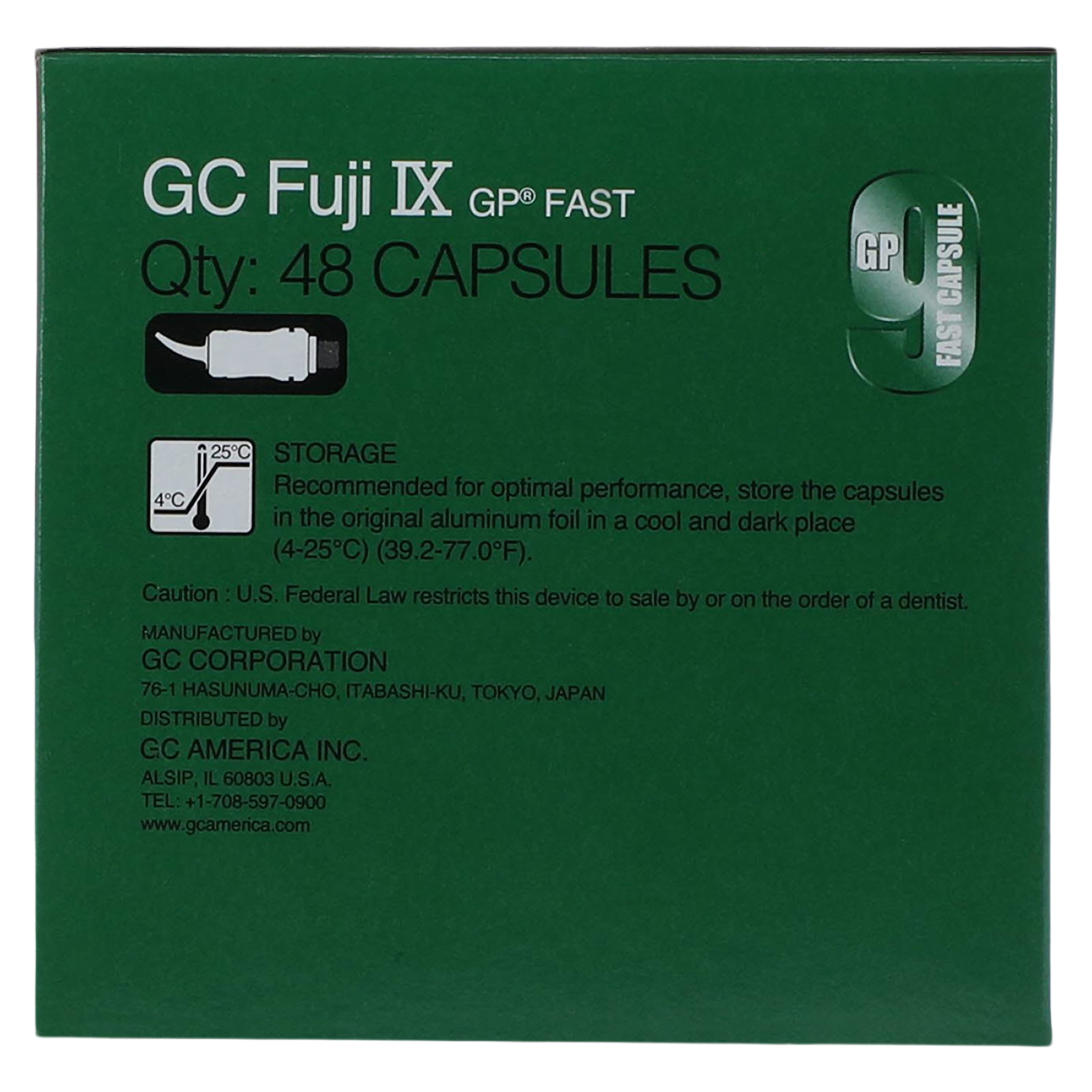 GC Fuji IX GP FAST Capsule Refill, Shade A1, 48/Box, 425066 thumbnail 7