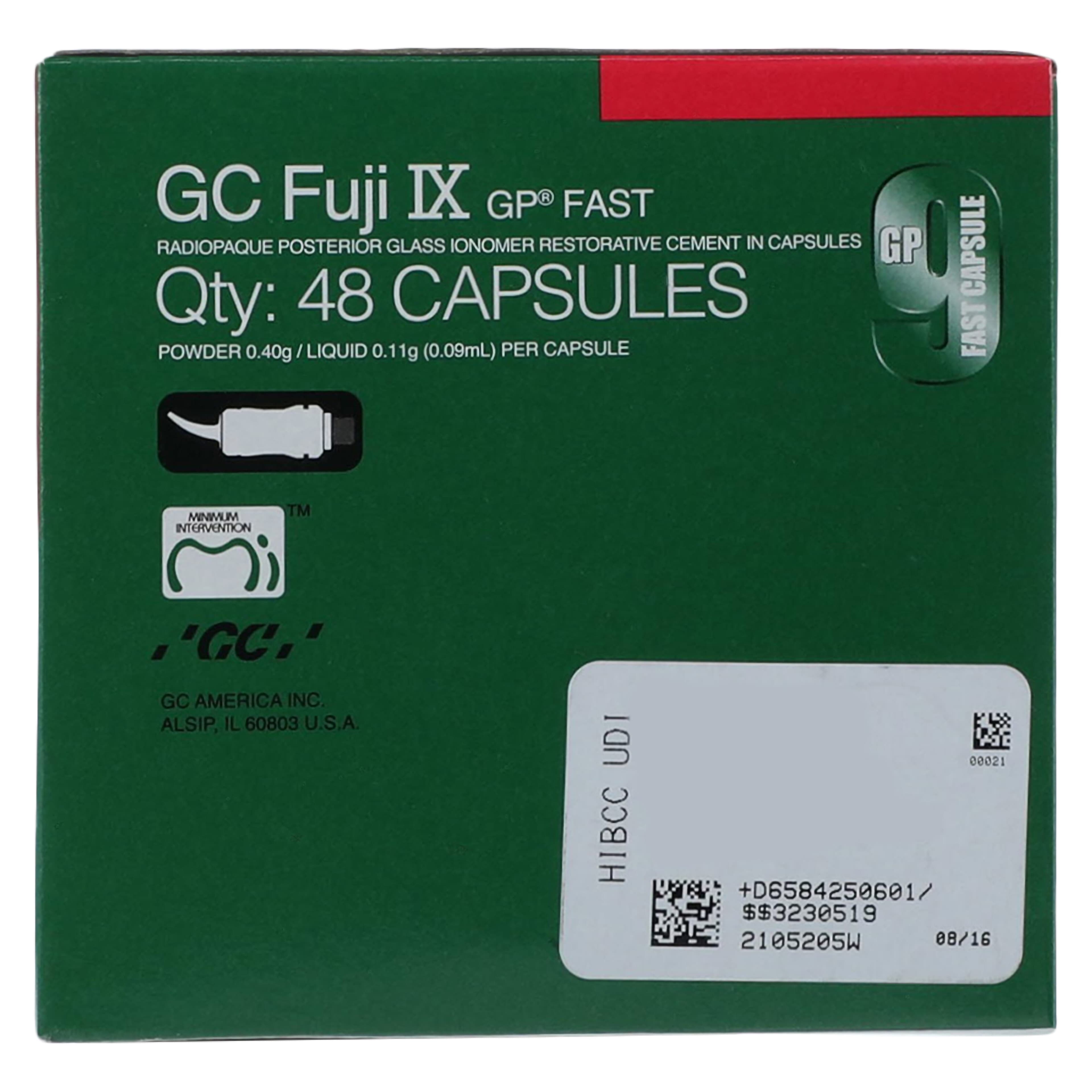 GC Fuji IX GP FAST Capsule Refill, Assorted Shades (A2, A3, A3.5, B2, B3), 48 Capsules, 425060 thumbnail 7