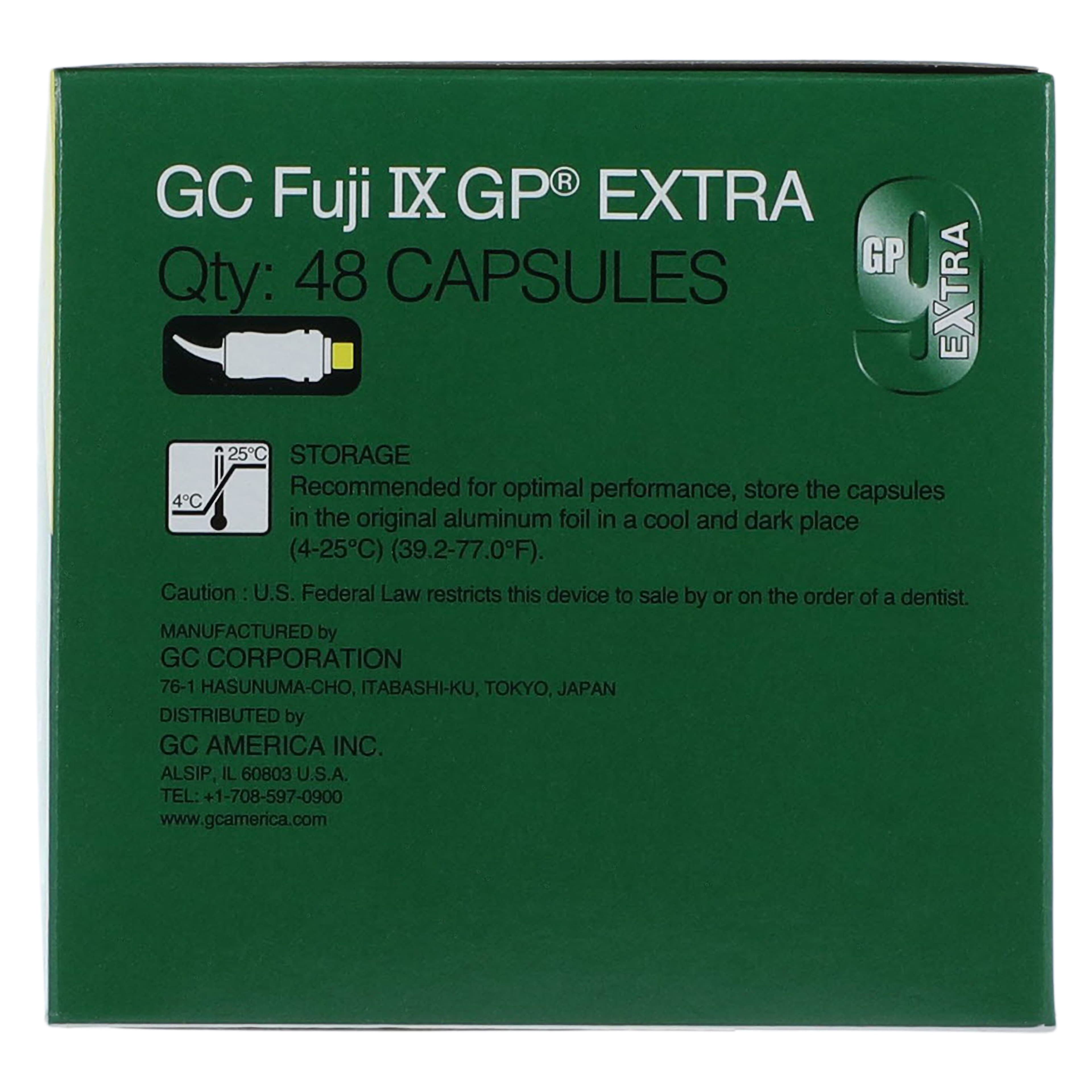 GC Fuji IX GP Extra Glass Ionomer Restorative Capsules, Shade A1, 0.14 mL, 48/Pk, 425041 thumbnail 8