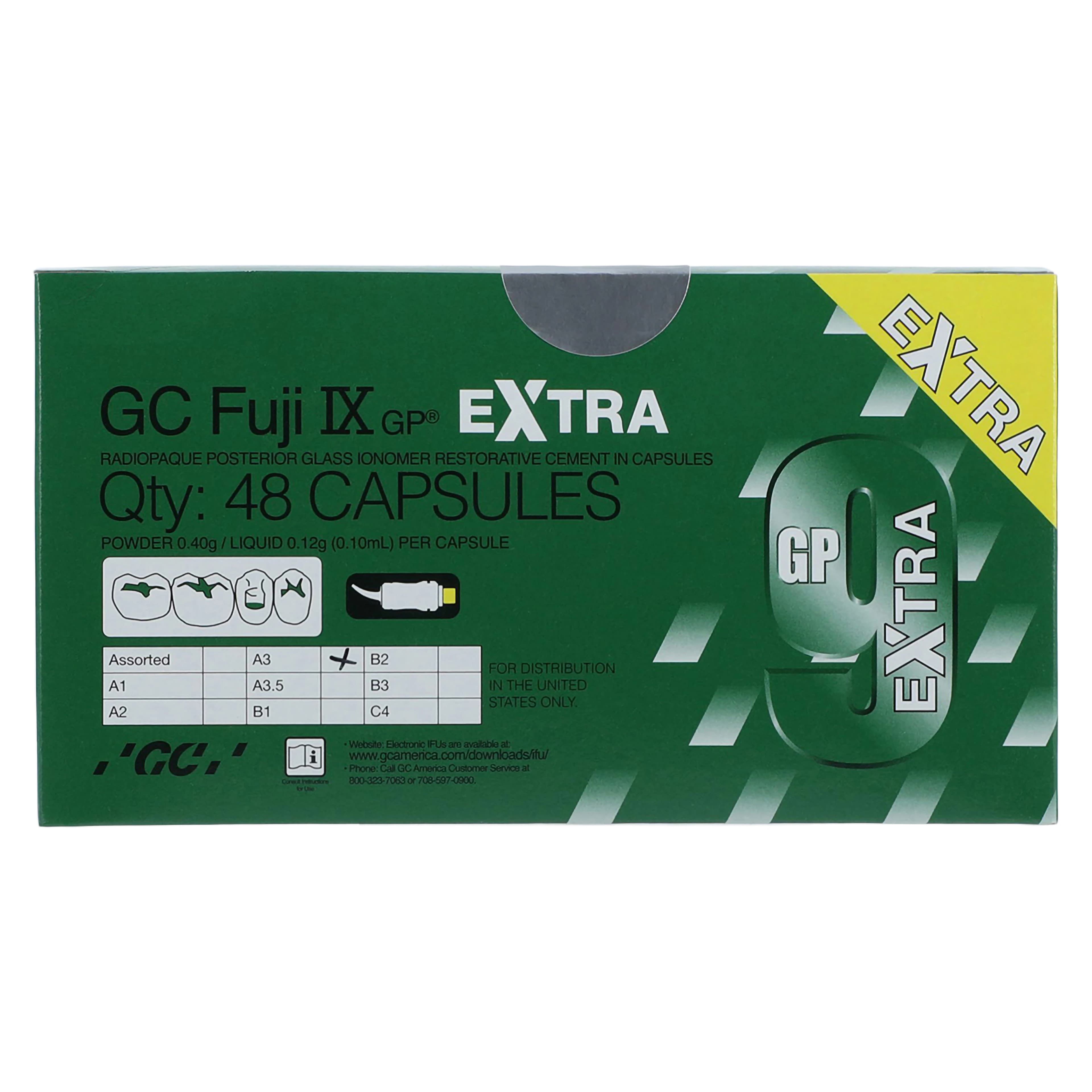 GC Fuji IX GP Extra Capsules, A3, 48/Pk, 425043 thumbnail 5