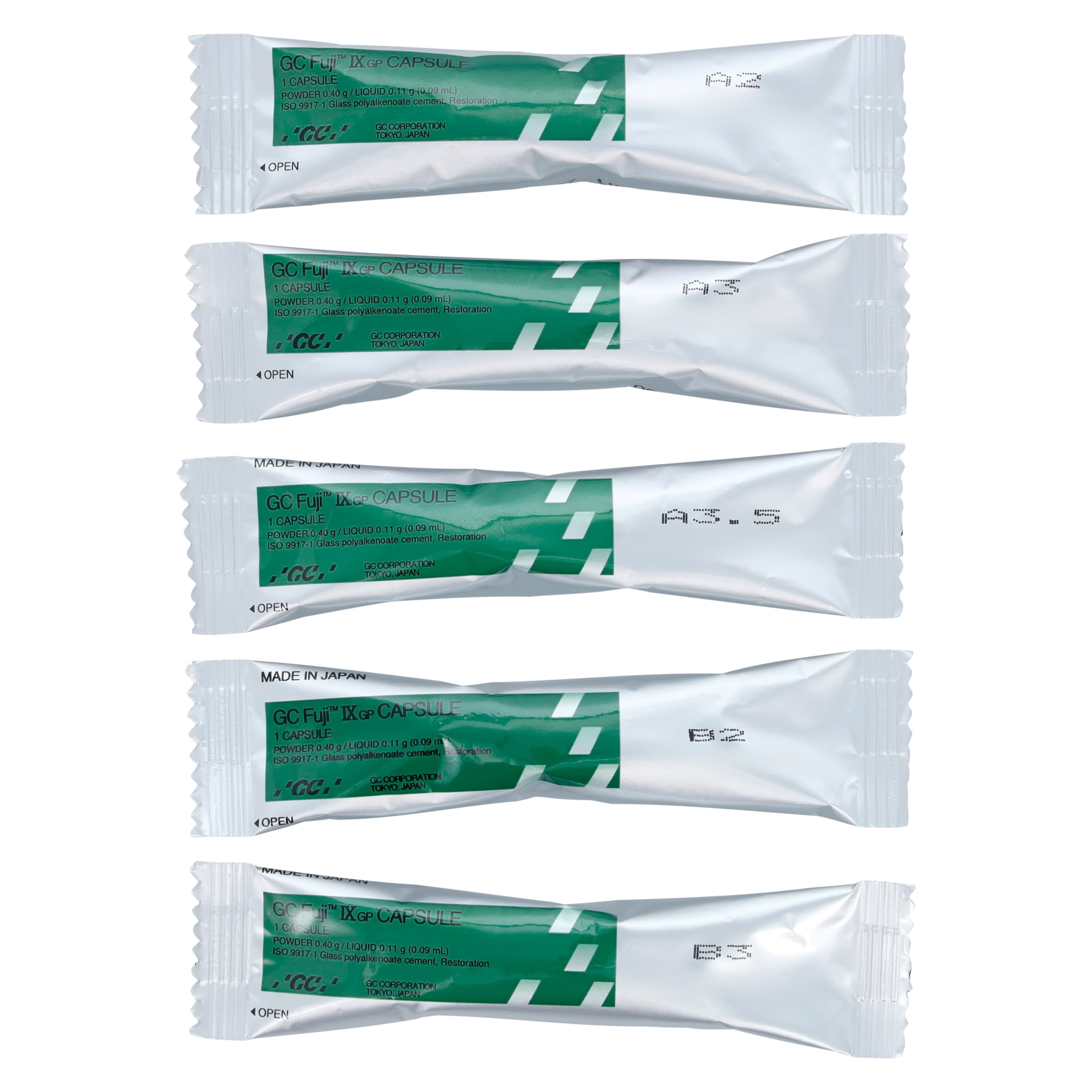 GC Fuji IX GP Packable Glass Ionomer Restorative, Capsule Assortment Starter Package, 48 Capsules, 425090 thumbnail 4