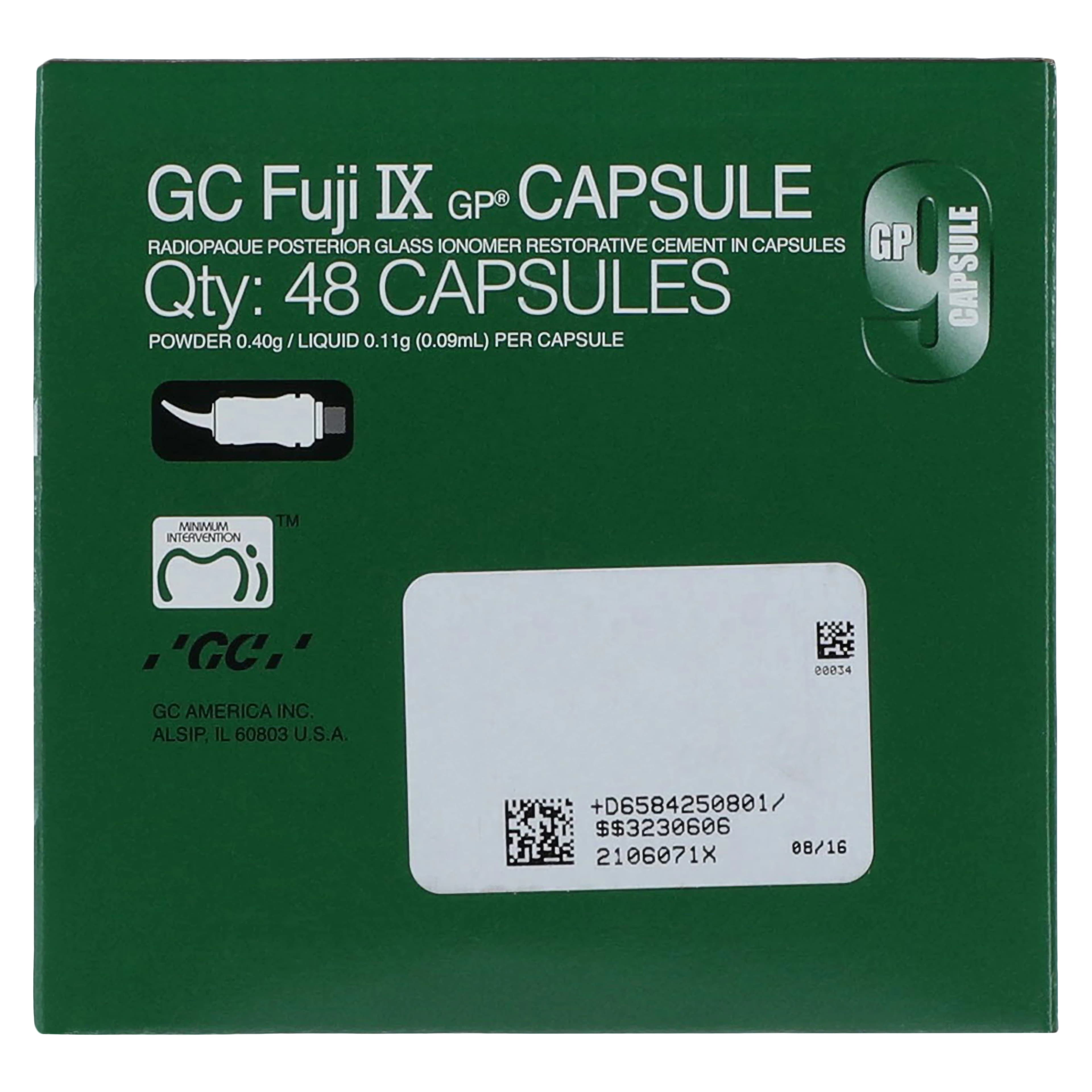 GC Fuji IX GP Packable Glass Ionomer Restorative, Capsule Assortment Starter Package, 48 Capsules, 425090 thumbnail 8