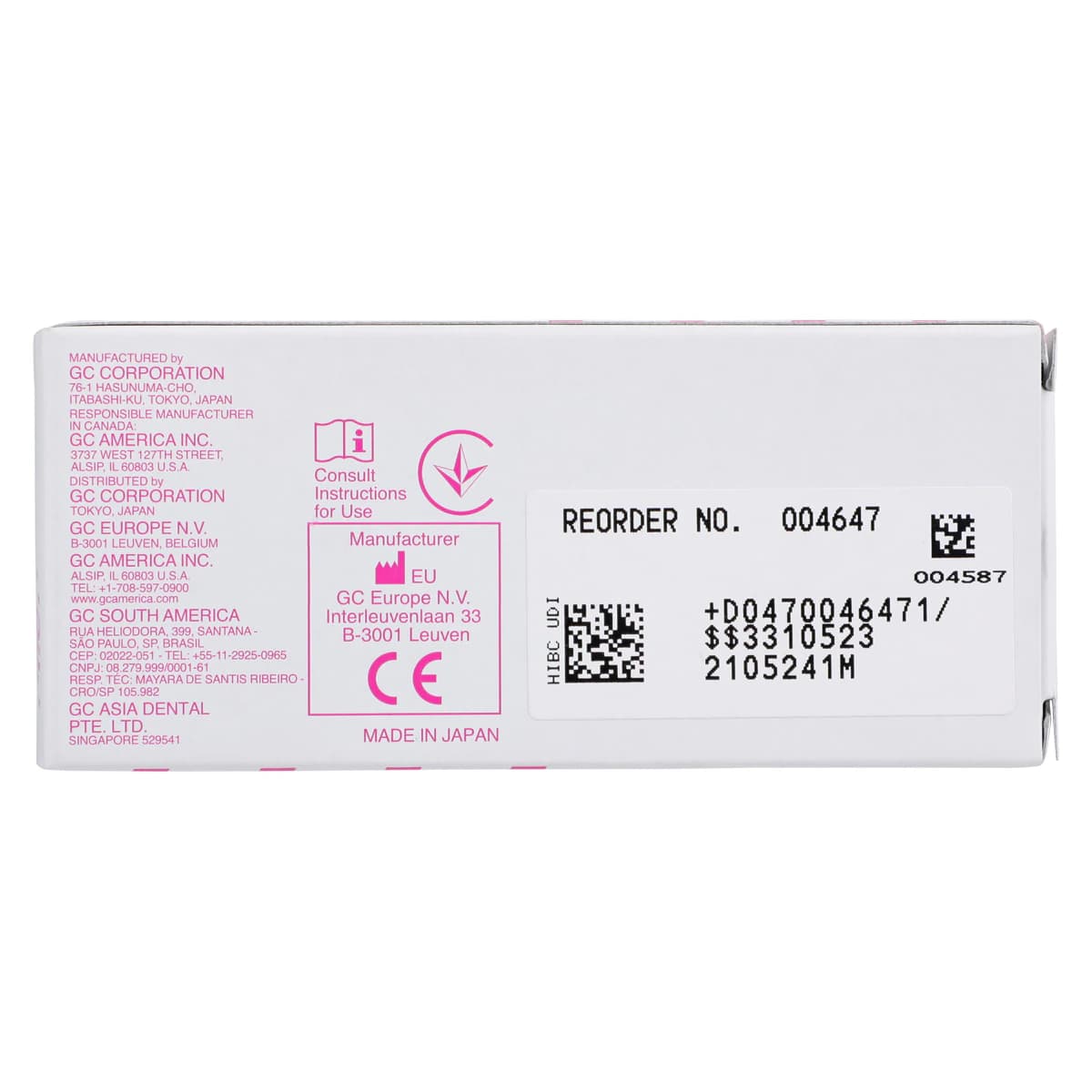 GC FujiCEM 2 Resin-Modified Glass Ionomer Luting Cement Automix Starter Kit, 7.2 mL (13.3 g) Cartridge, 20 Mixing Tips, Dispenser, 441001 thumbnail 10