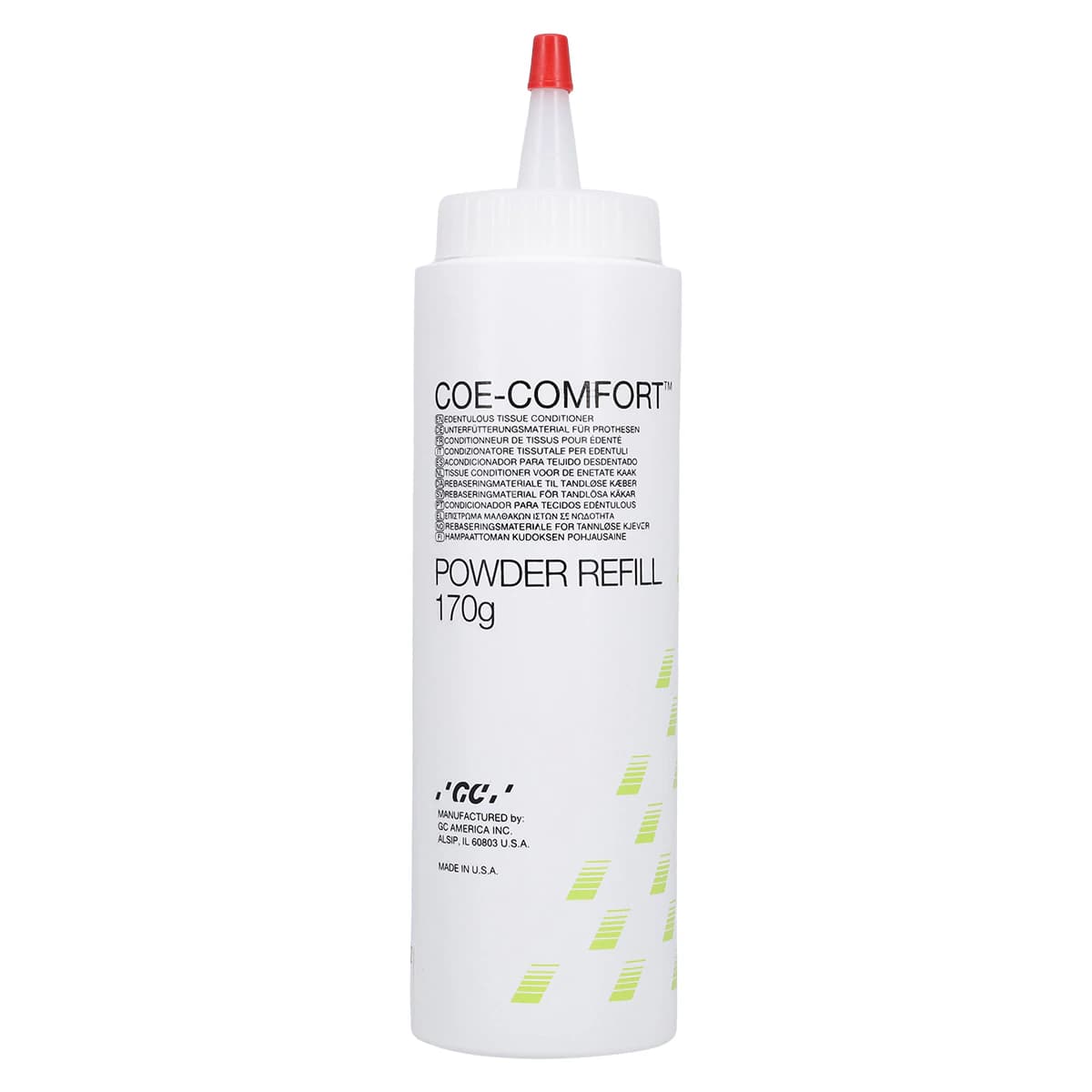 GC America Coe-Comfort Self-Curing Edentulous Tissue Conditioner Powder Refill, 6 oz, 341002 thumbnail 2