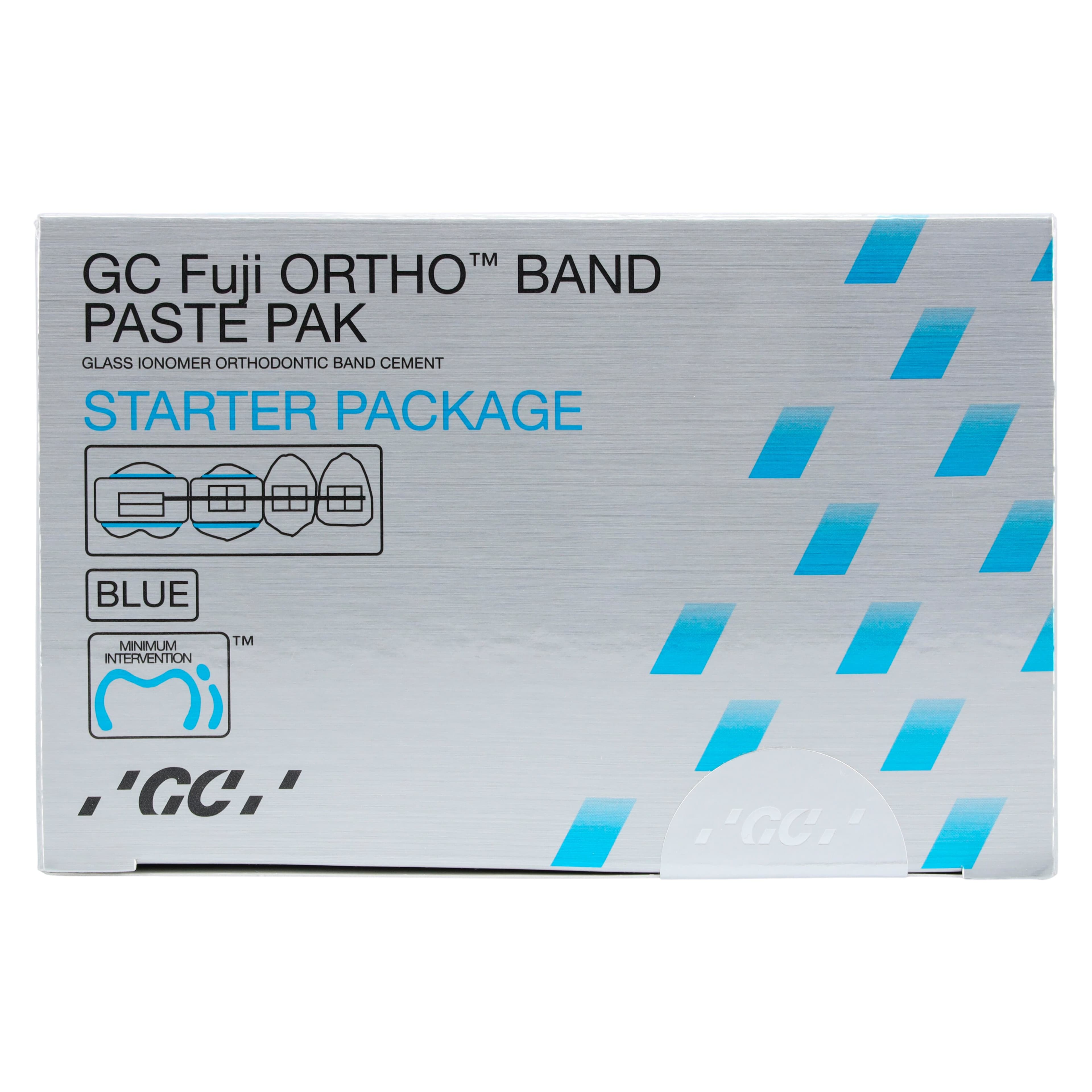 GC Fuji ORTHO BAND Paste Pak Starter Kit, Blue Resin-Modified Glass Ionomer Orthodontic Band Cement, 2 x 13.3 g (7.2 mL) Cartridges, 439460 thumbnail 7